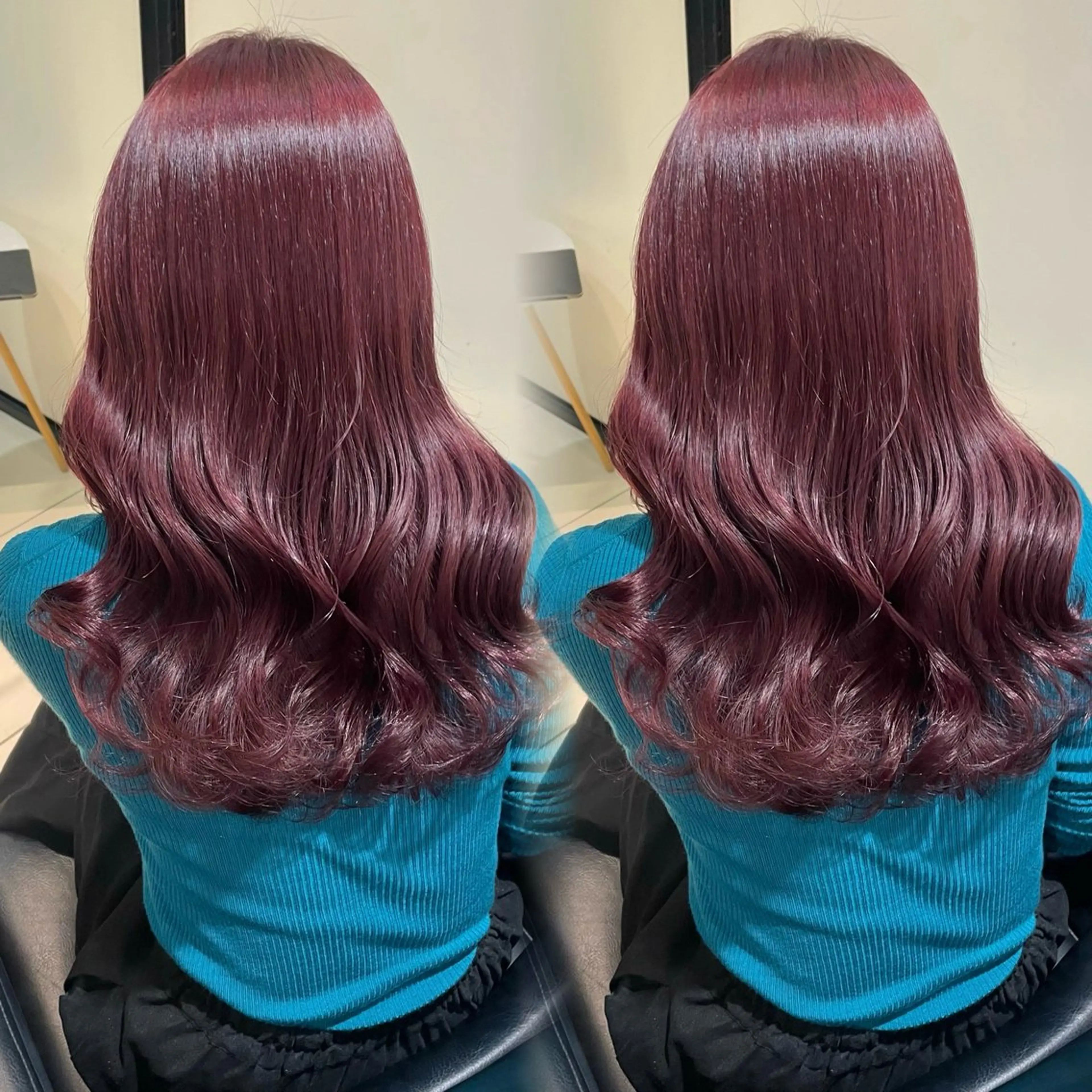 セミロング カラー カット ヘアカラー トリートメント kana ブリーチなしカラー✨のヘアスタイル