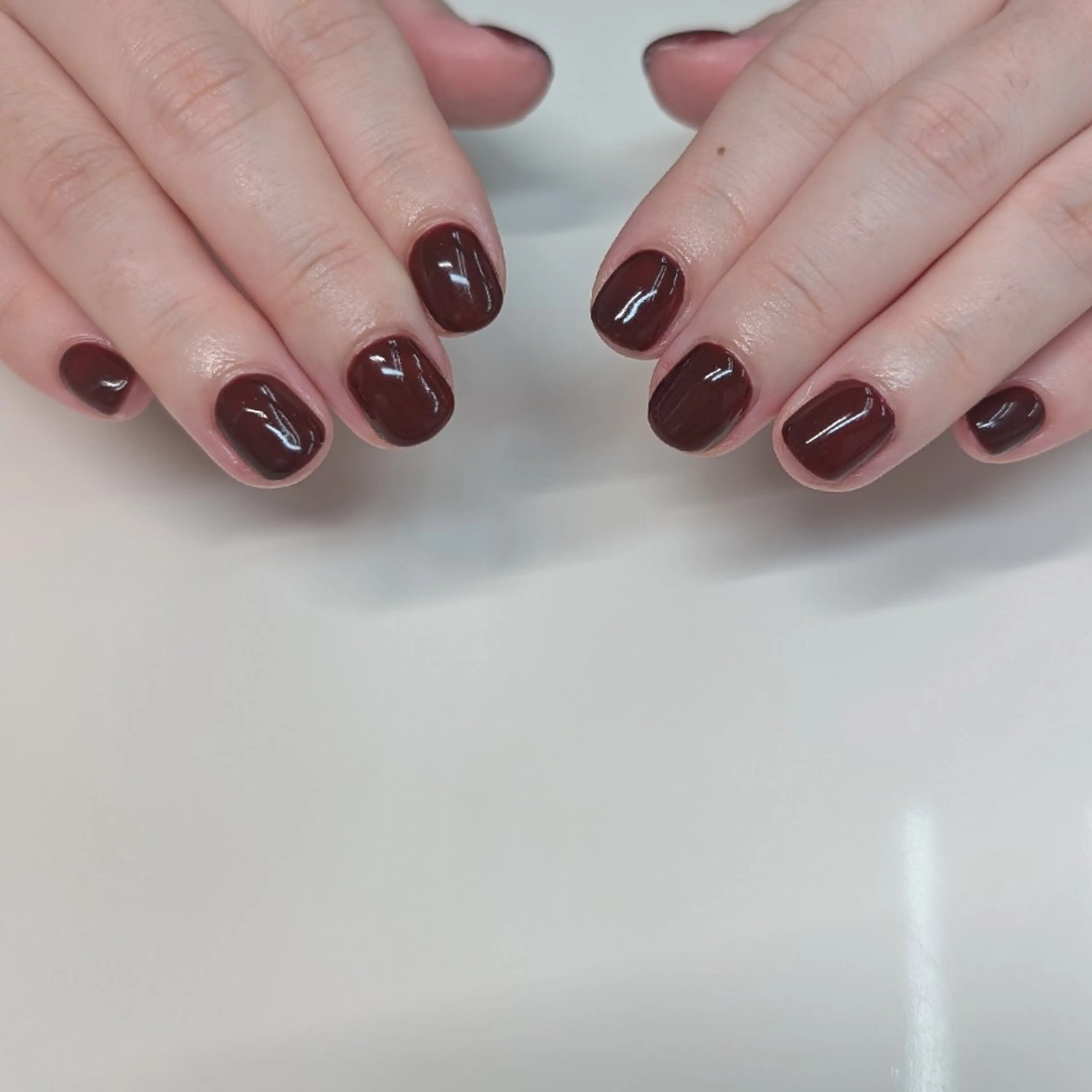 ネイル ボルドー ハンドネイル ネイルサロン Amie　〜アミ〜所属・Satou .Cのネイルデザイン