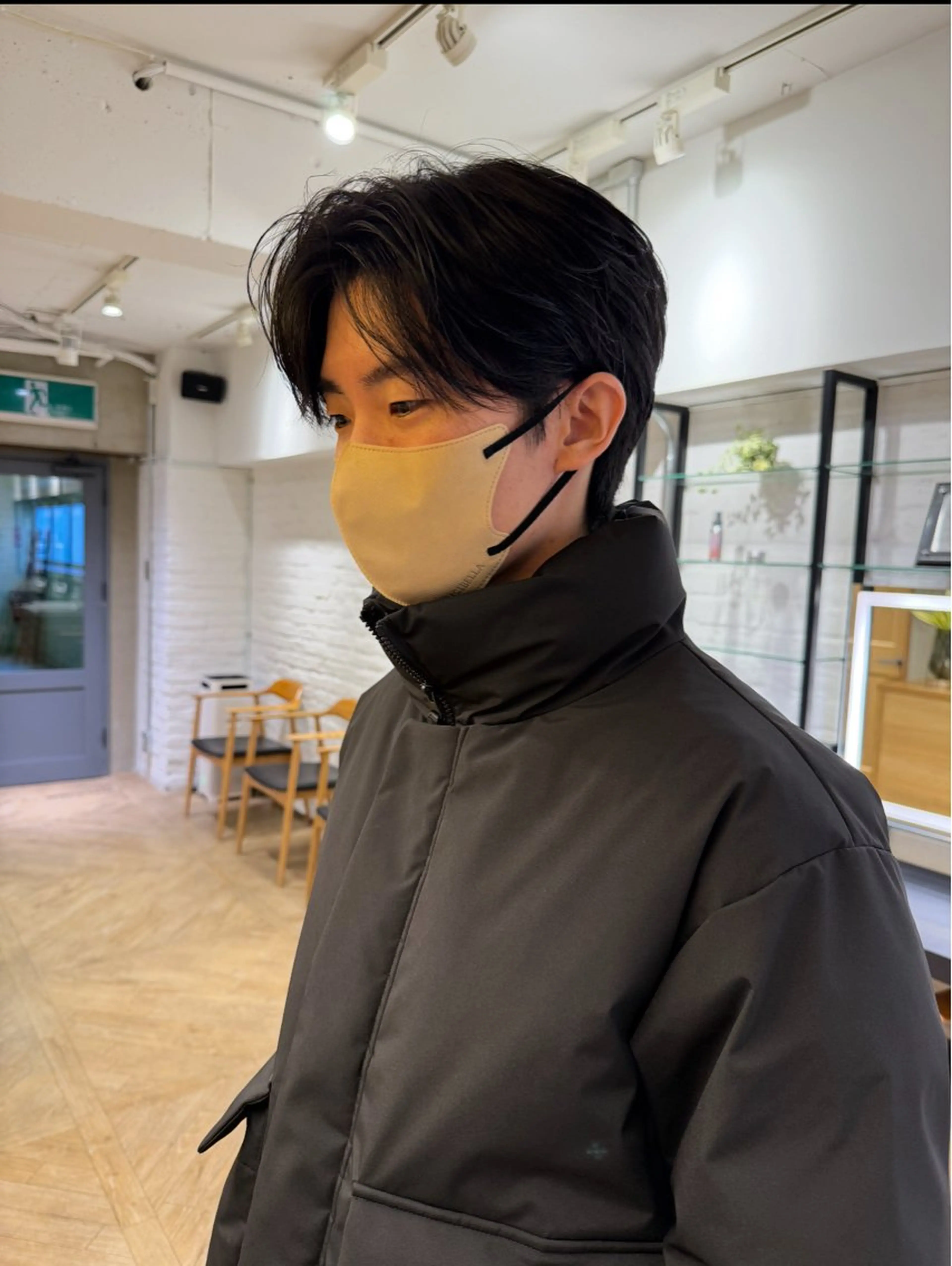 ミディアム カット ヘッドスパ メンズカット 田形清流のヘアスタイル