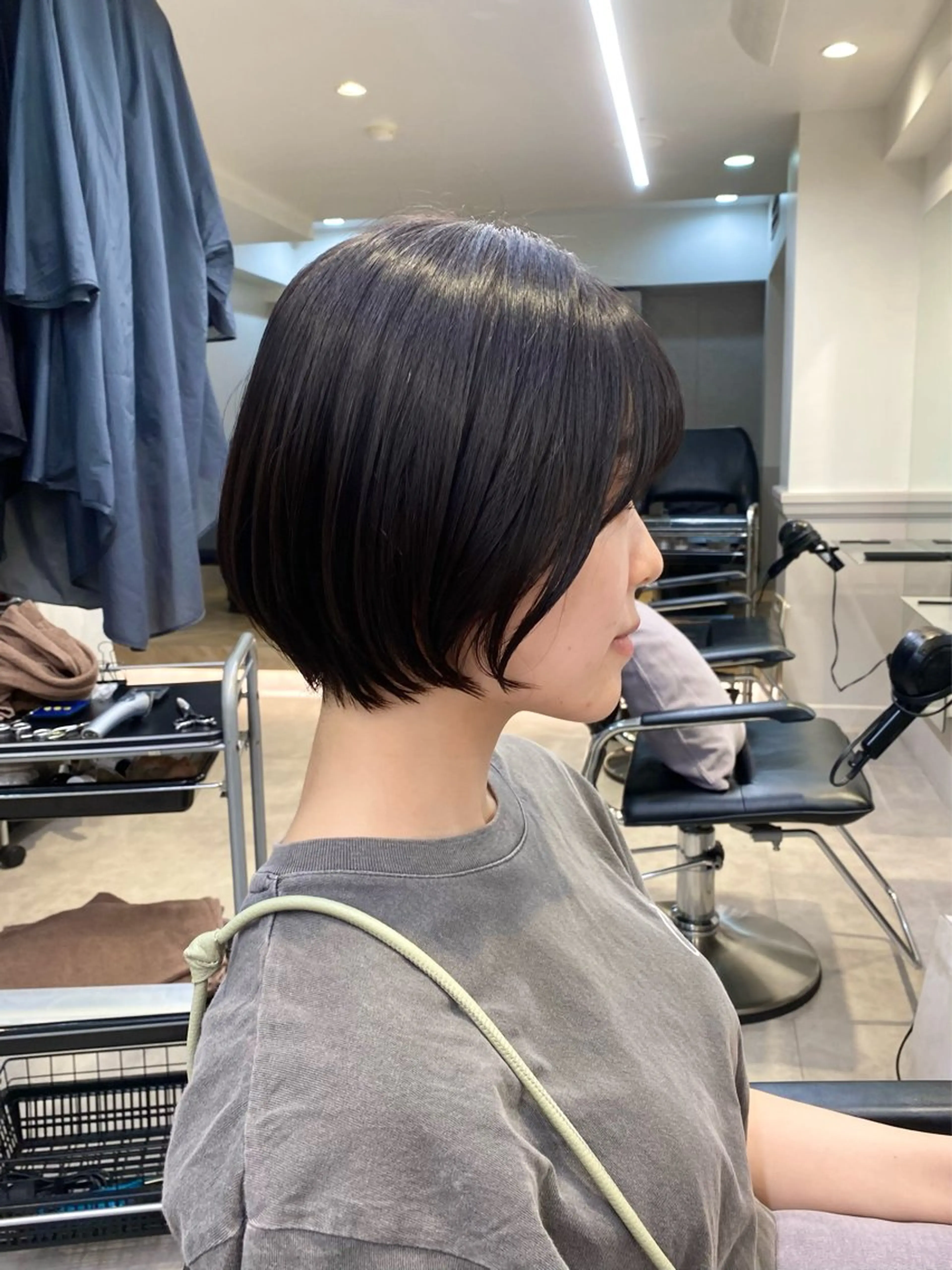 ショート ショートボブ ボブ ショートヘア 💋sara/レイヤ ーカット【東日本橋】のヘアスタイル