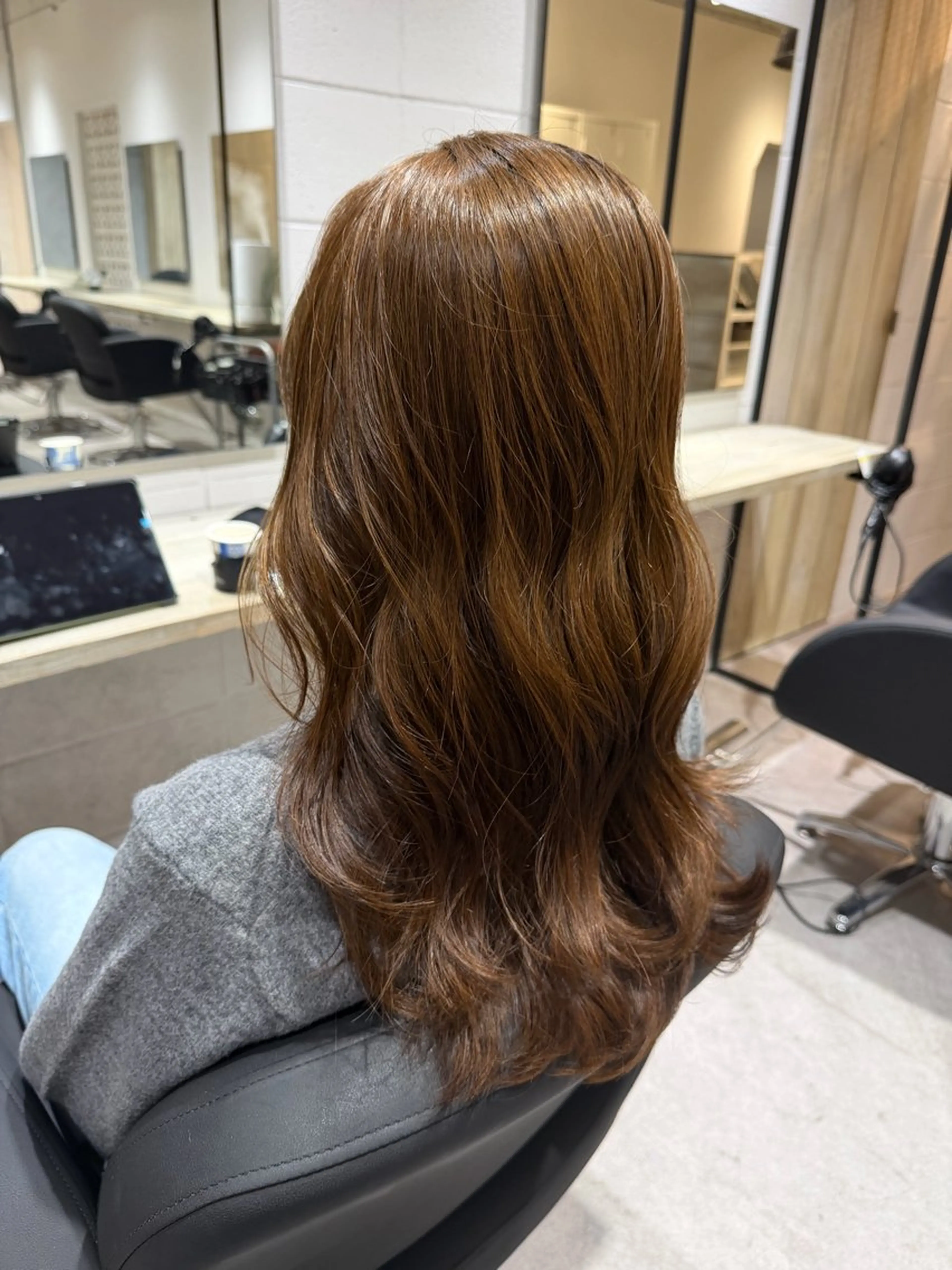 セミロング カット ヘアカラー トリートメント 紗帆（saho）   ︎︎︎︎のヘアスタイル