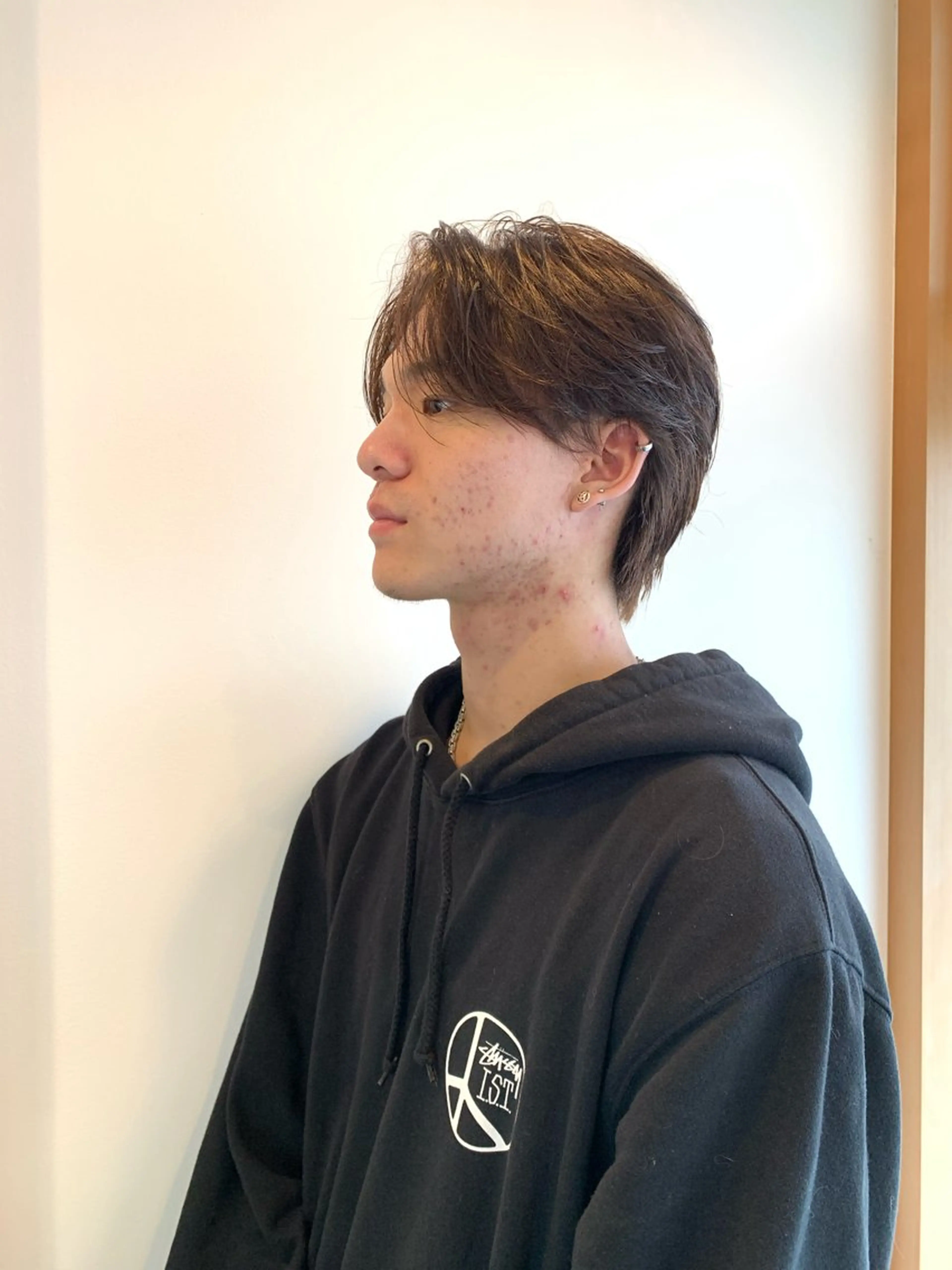 カラー メンズ 名竹聖治/透明感 カラー/縮毛矯正のヘアスタイル