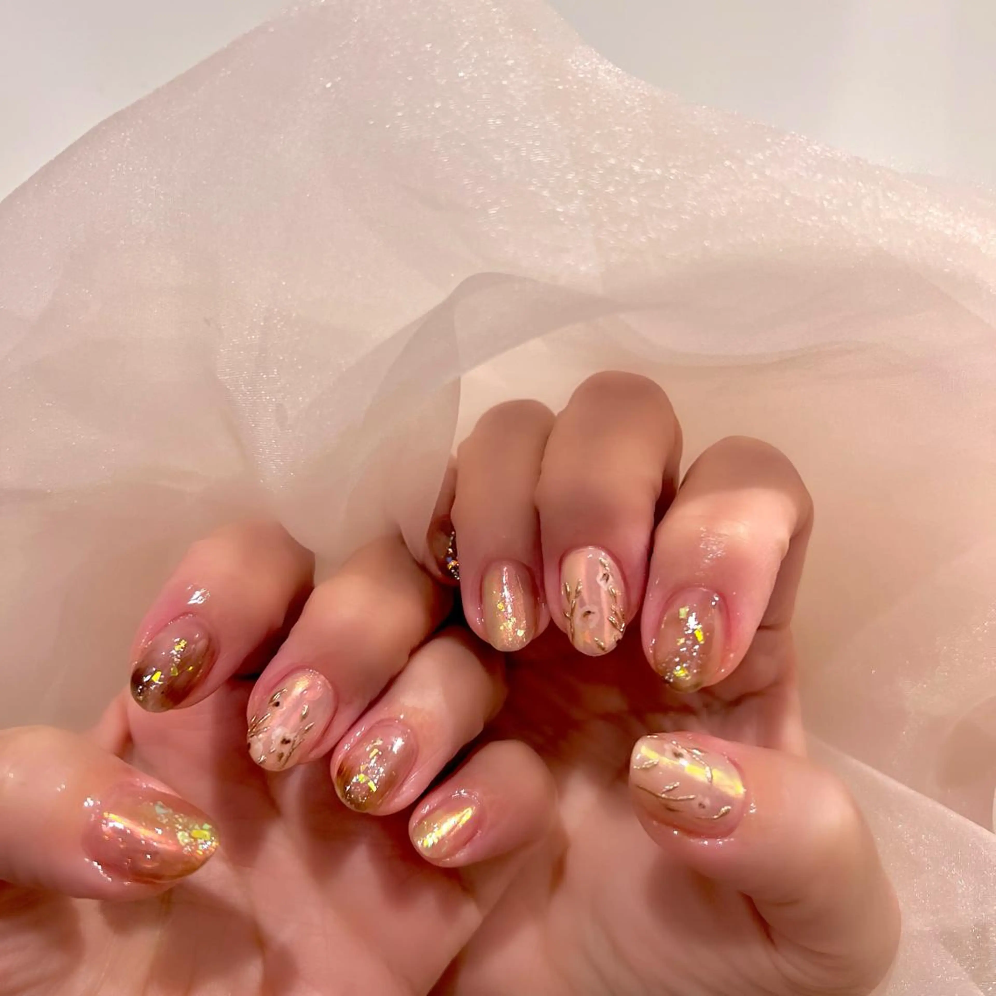 ネイル 黒葛原 めぐみのネイルデザイン