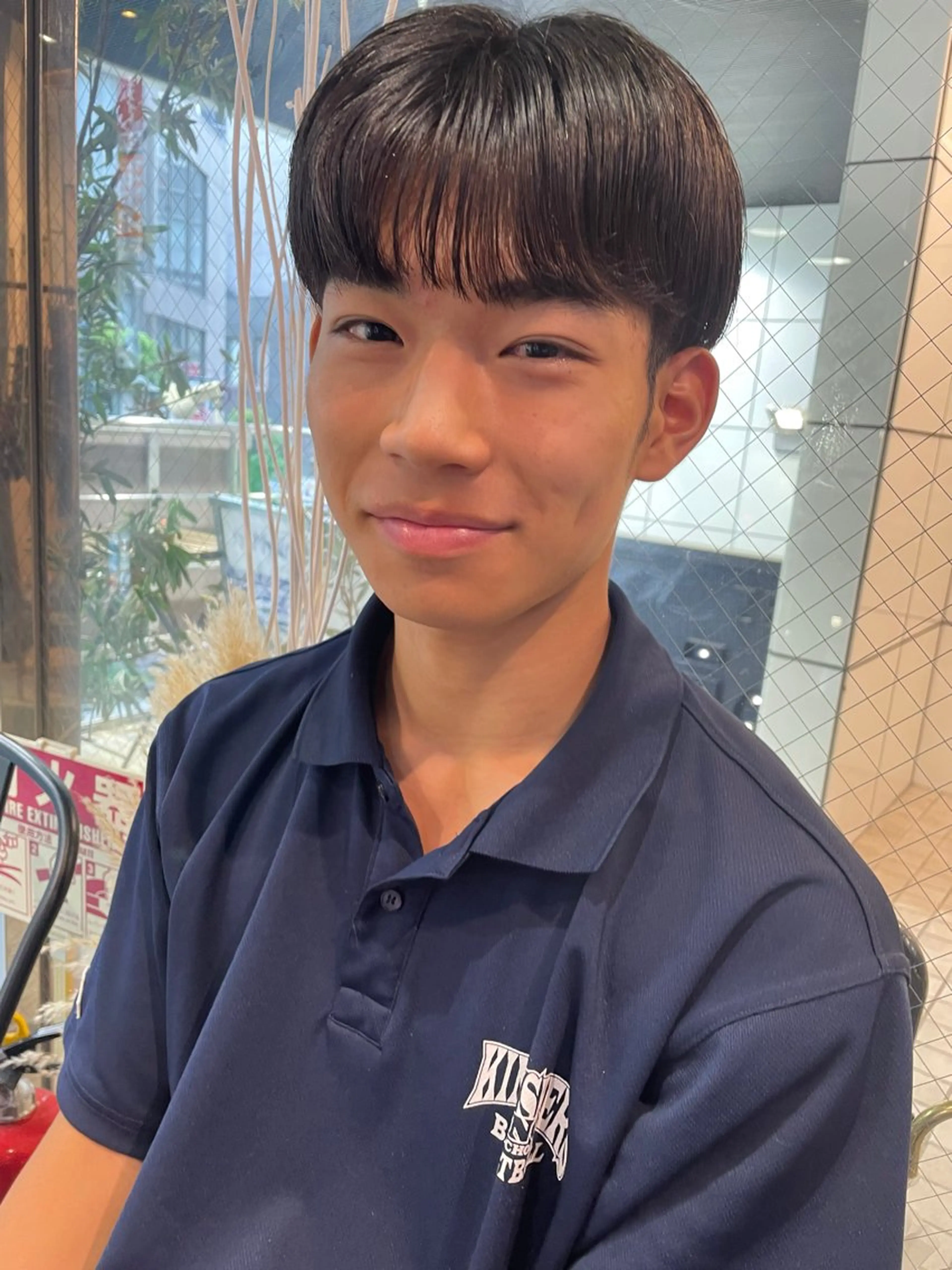 メンズ メンズハイトーン マッシュ シースルーマッシュ メンズ/艶髪/カラー サクラ🌸のヘアスタイル