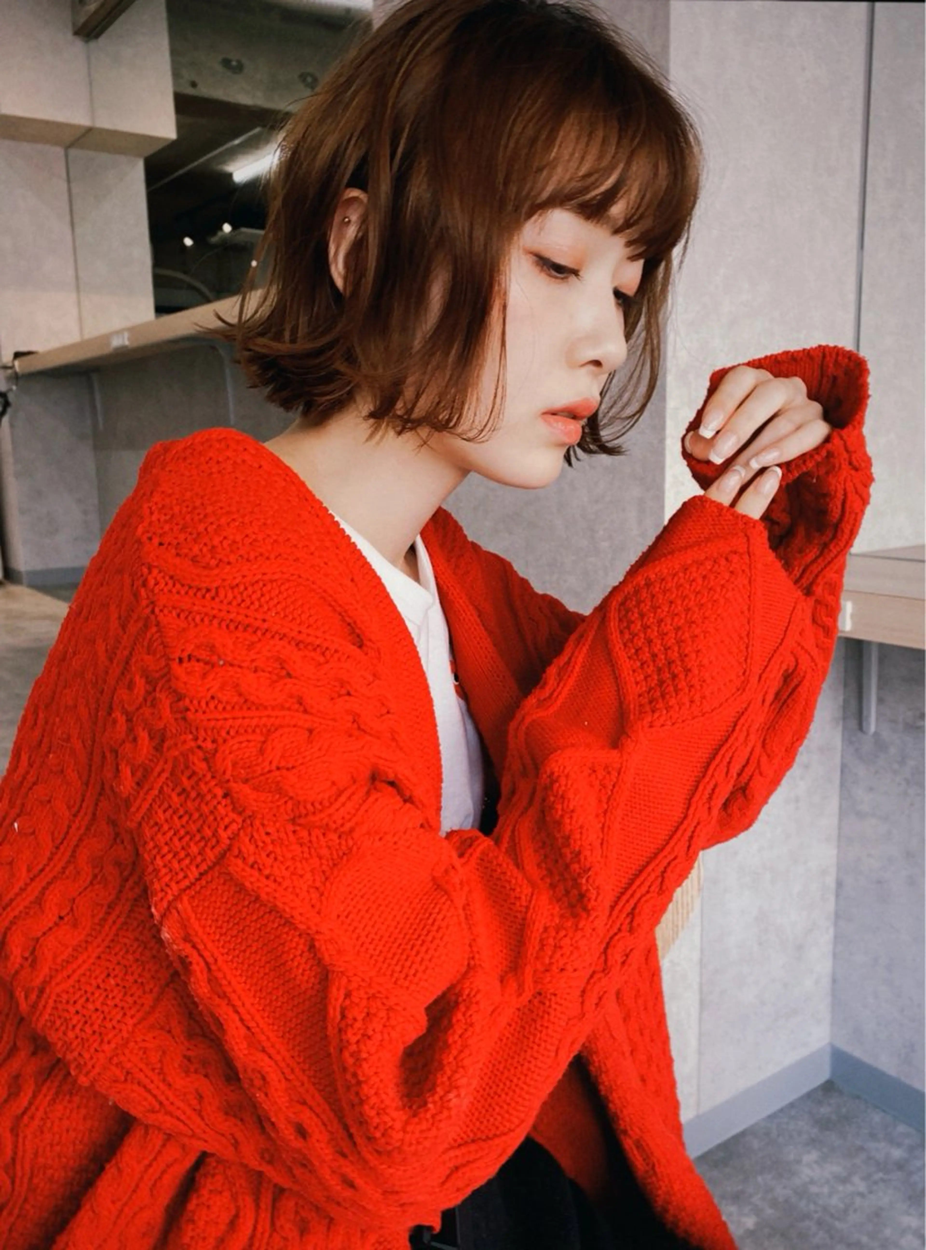 カット+edolカラー+oggi ottoトリートメント+天然アロマオイルヘッドスパ(20分)の写真