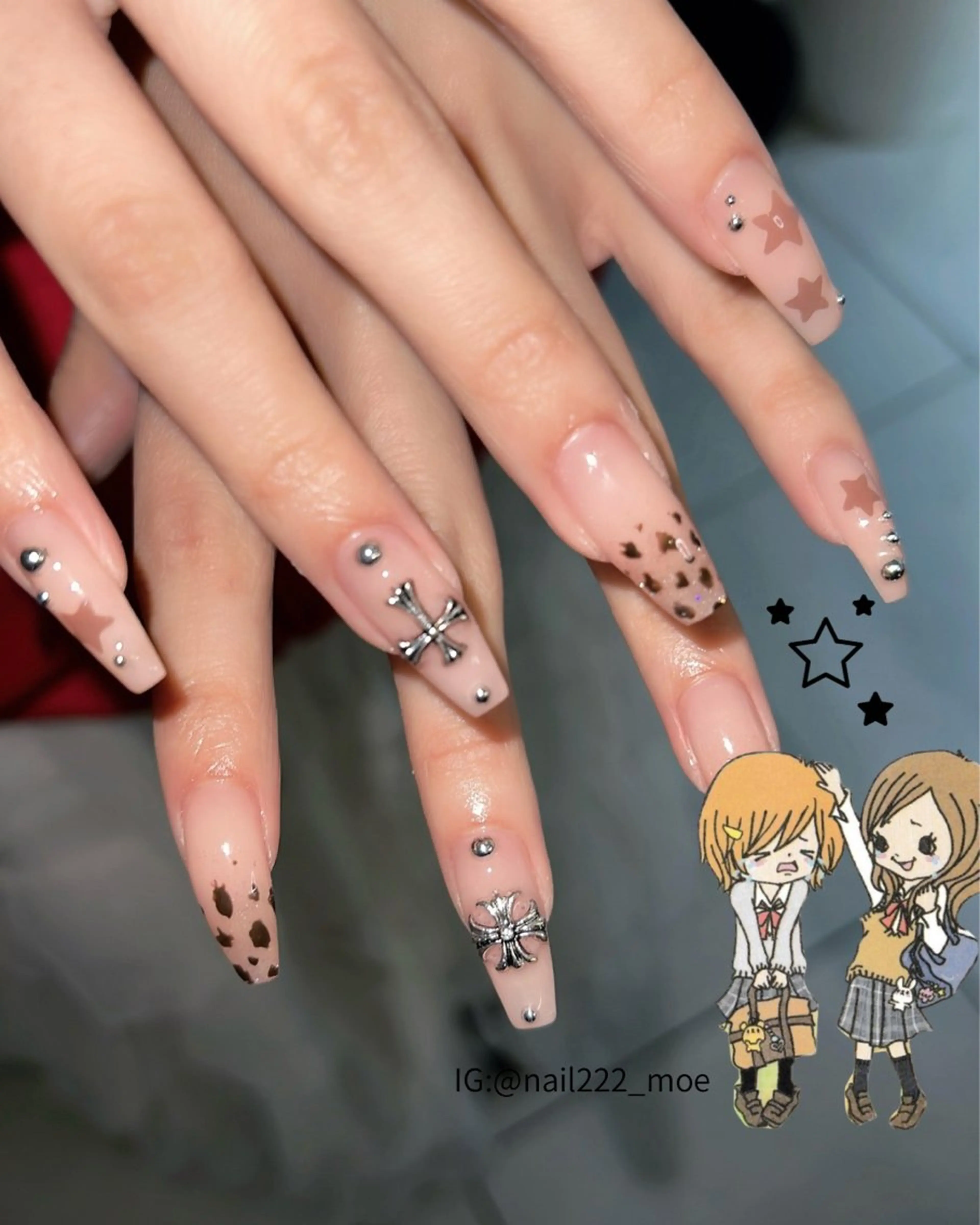 ネイル ハンドネイル ⟡.*222⋰˚☆ MöEのネイルデザイン