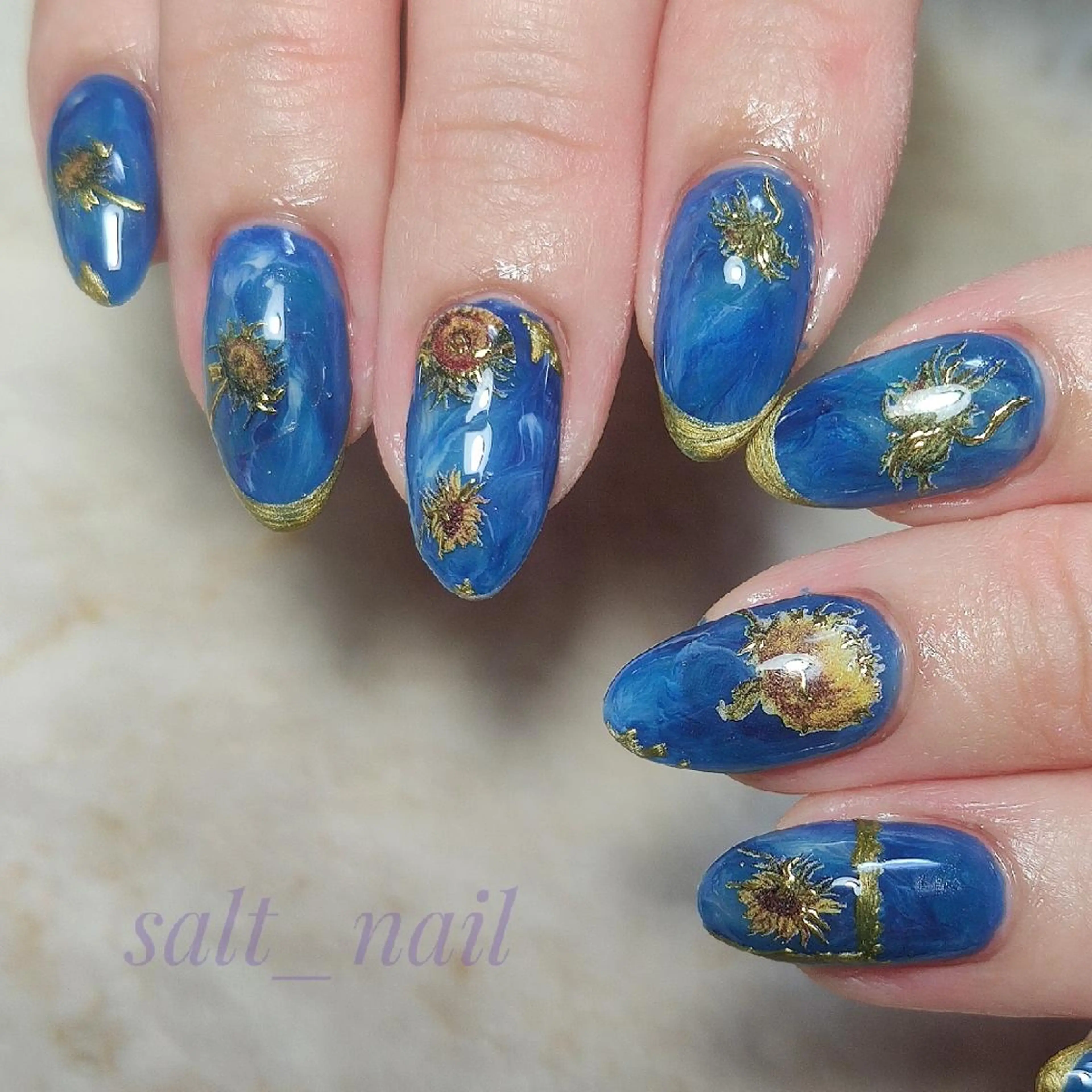 ネイル 持ち込み ハンドネイル 個人サロン saltnailのネイルデザイン