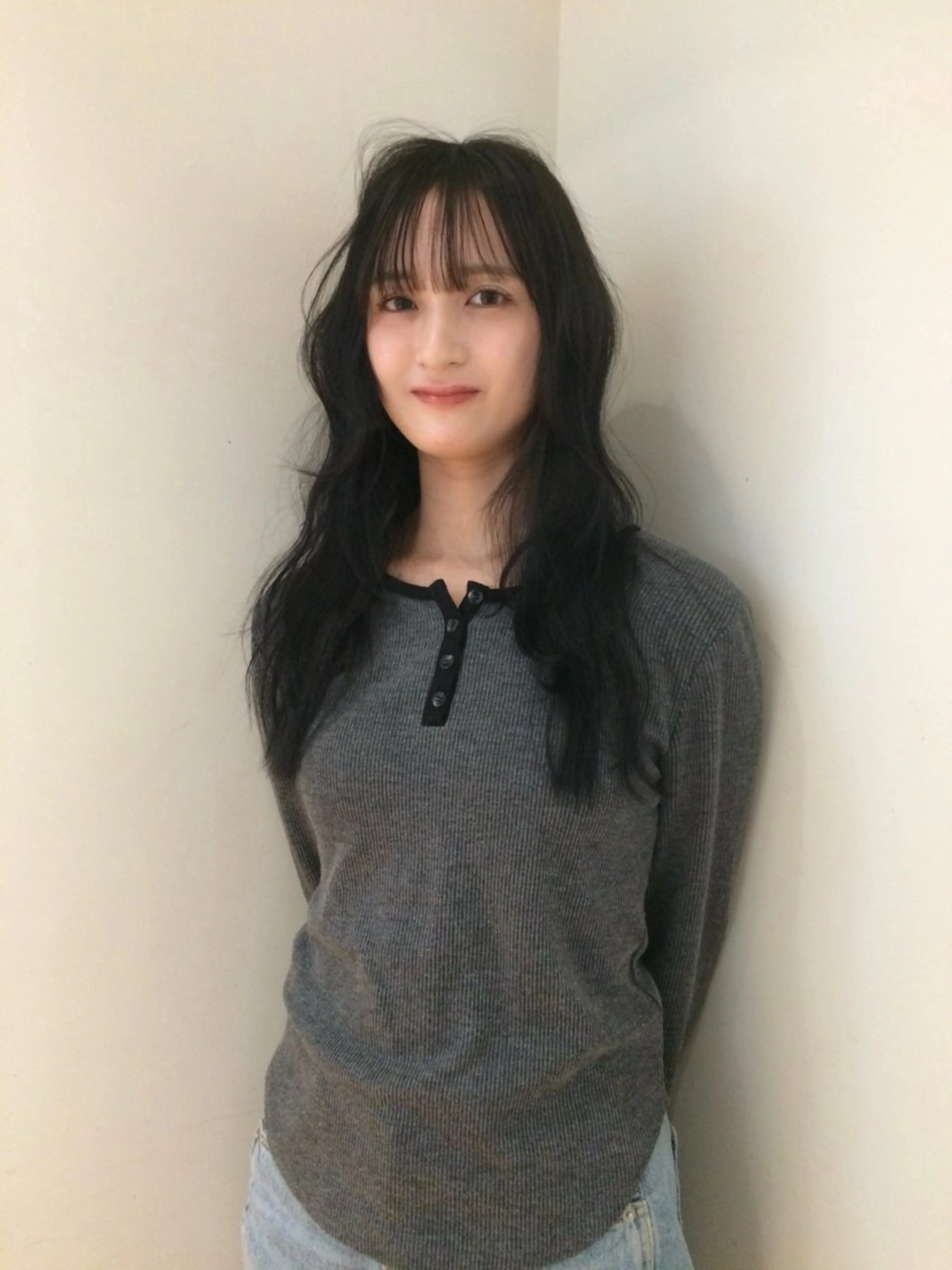 セミロング カット ヘアカラー hase ／tsunaguのヘアスタイル