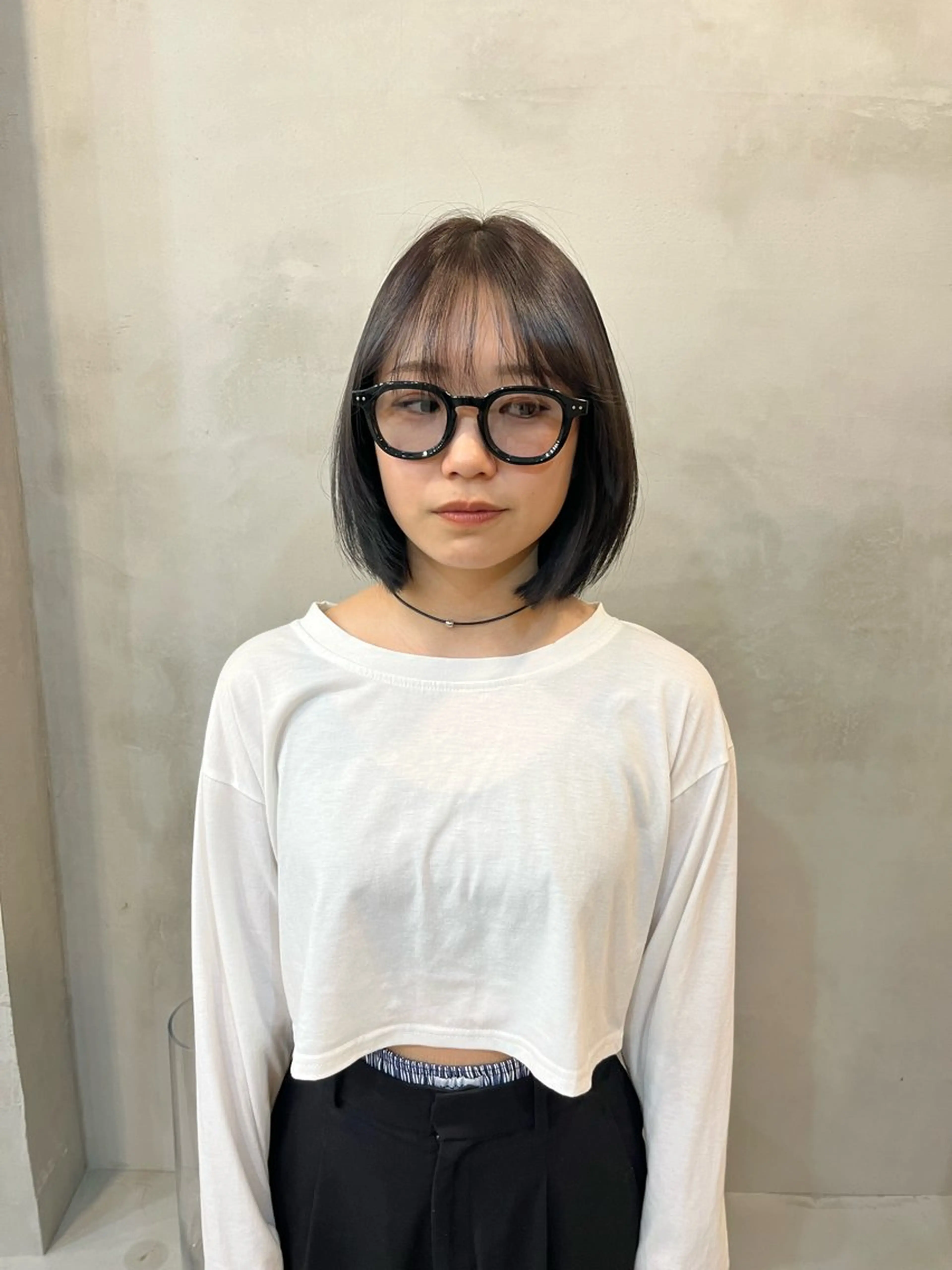 ミディアム モモセ ユメトのヘアスタイル