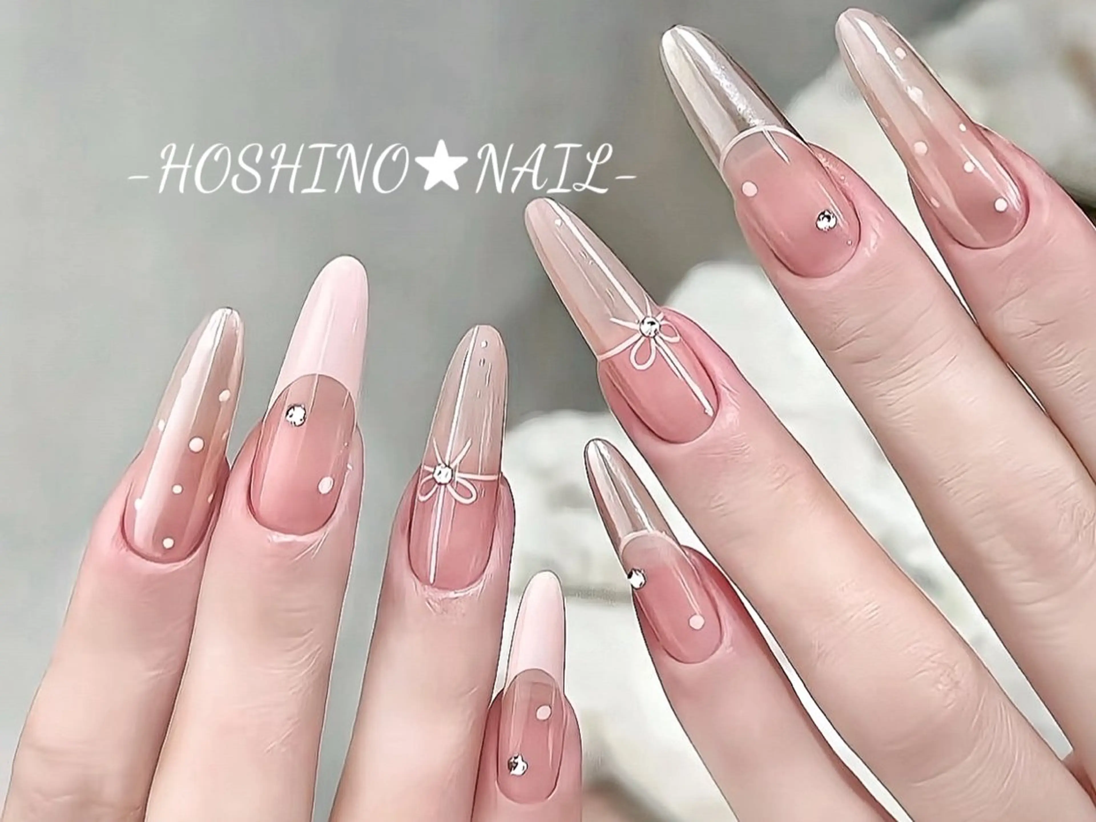 ネイル 長さ出し フットネイル フレンチネイル ジェルネイル 韓国ネイル ★HOSHINO NAIL★新宿店のネイルデザイン