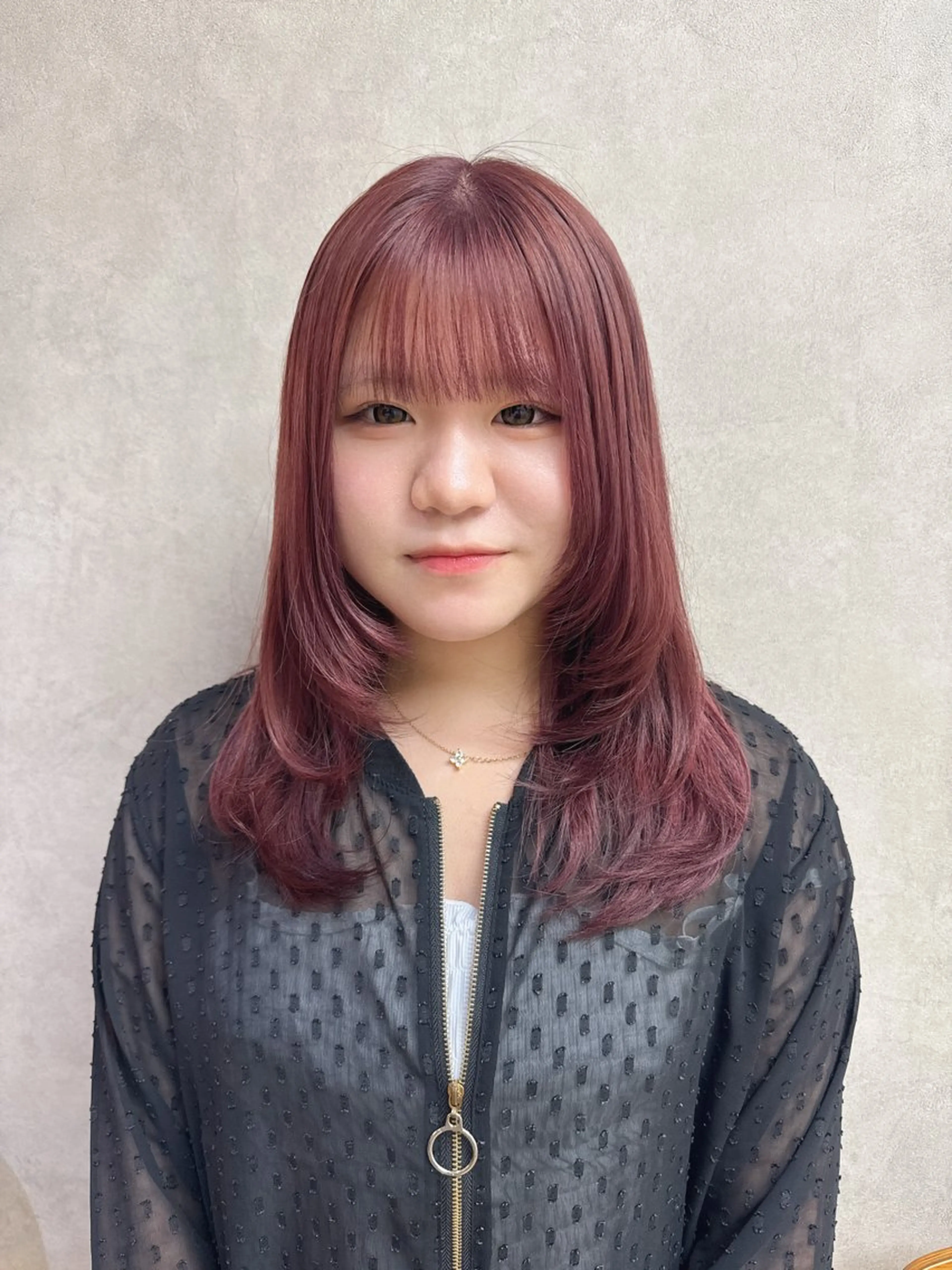 ミディアム カラー カット ヘアカラー トリートメント 伶風/ボブ/ ヘーゼルベージュのヘアスタイル