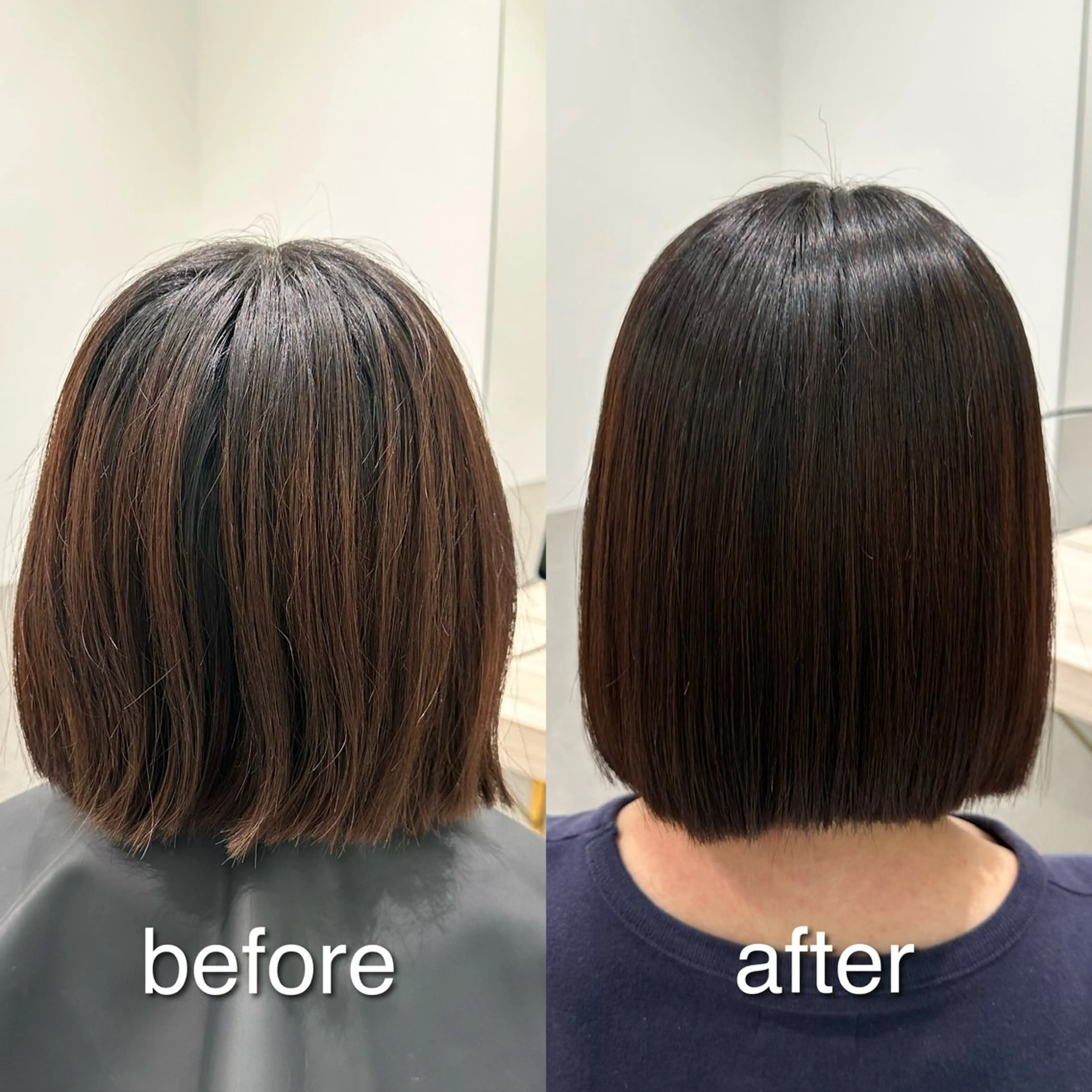 ミディアム 縮毛矯正 🫧髪質改善🫧 マツモトのヘアスタイル