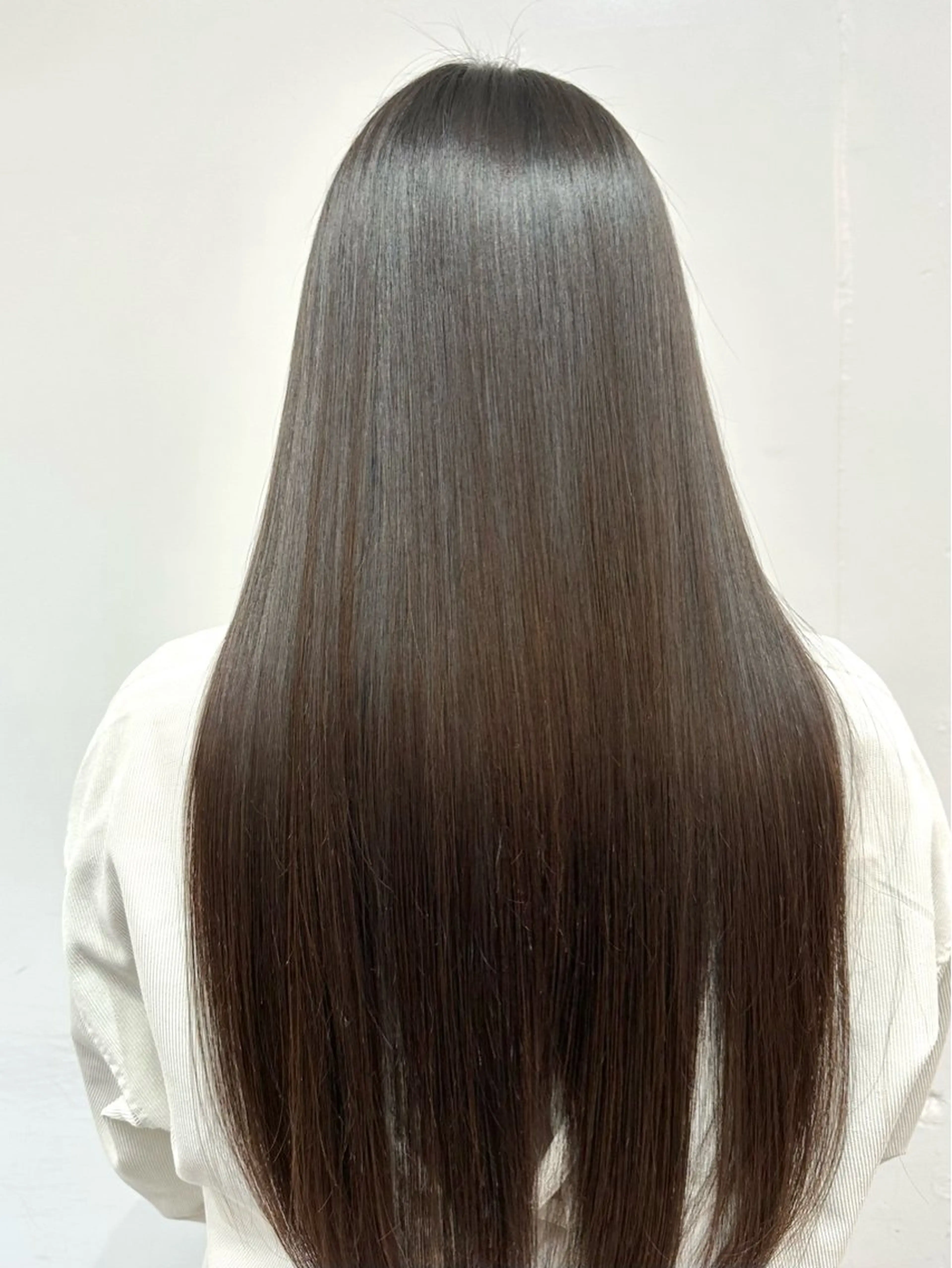 ロング カラー カット ヘアカラー 髪質改善× ハイライト溝江のヘアスタイル