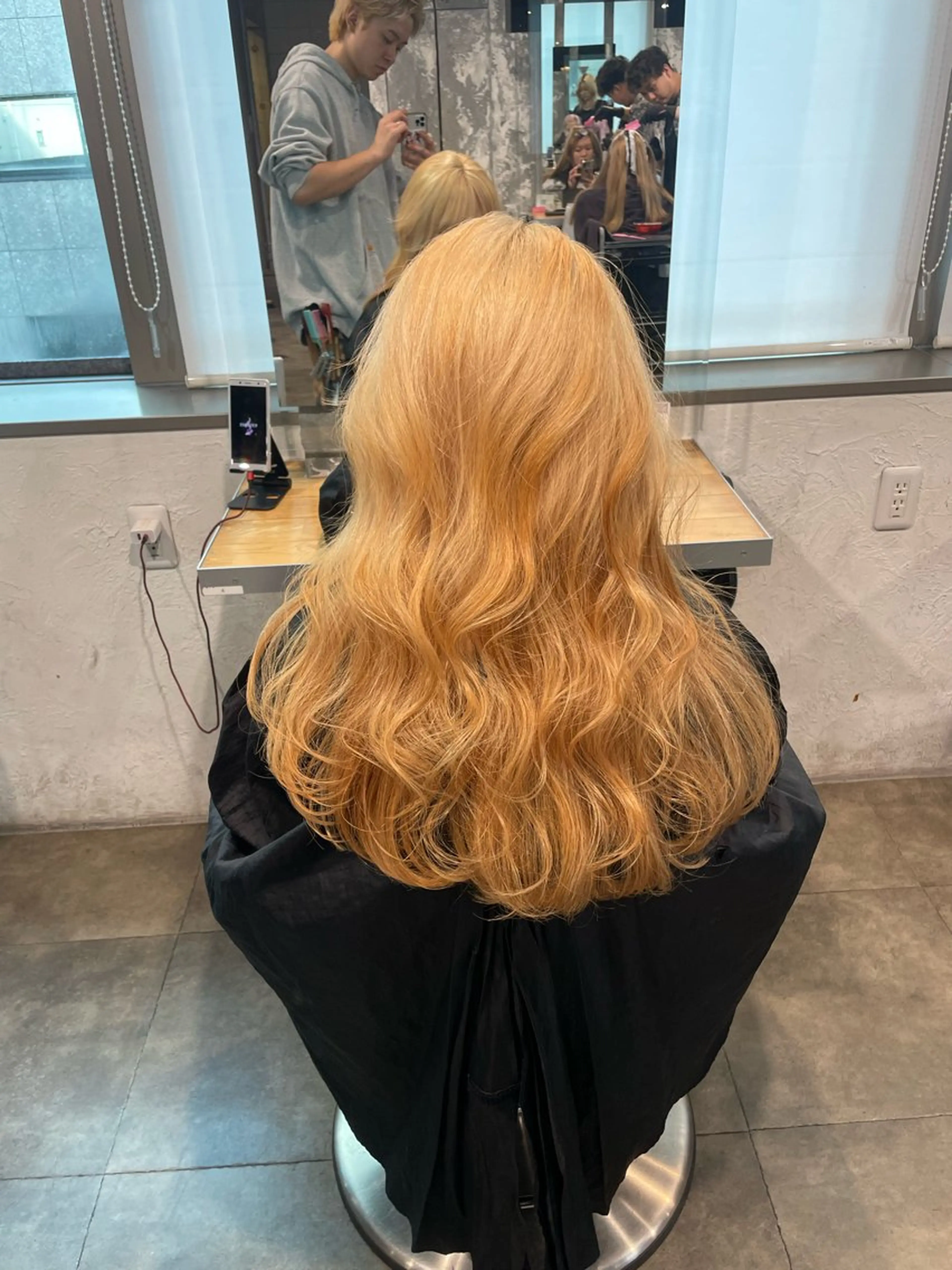 セミロング カラー カット ヘアカラー トリートメント ヘアセット 艶髪/透明感🪽 DISCO🪽のヘアスタイル