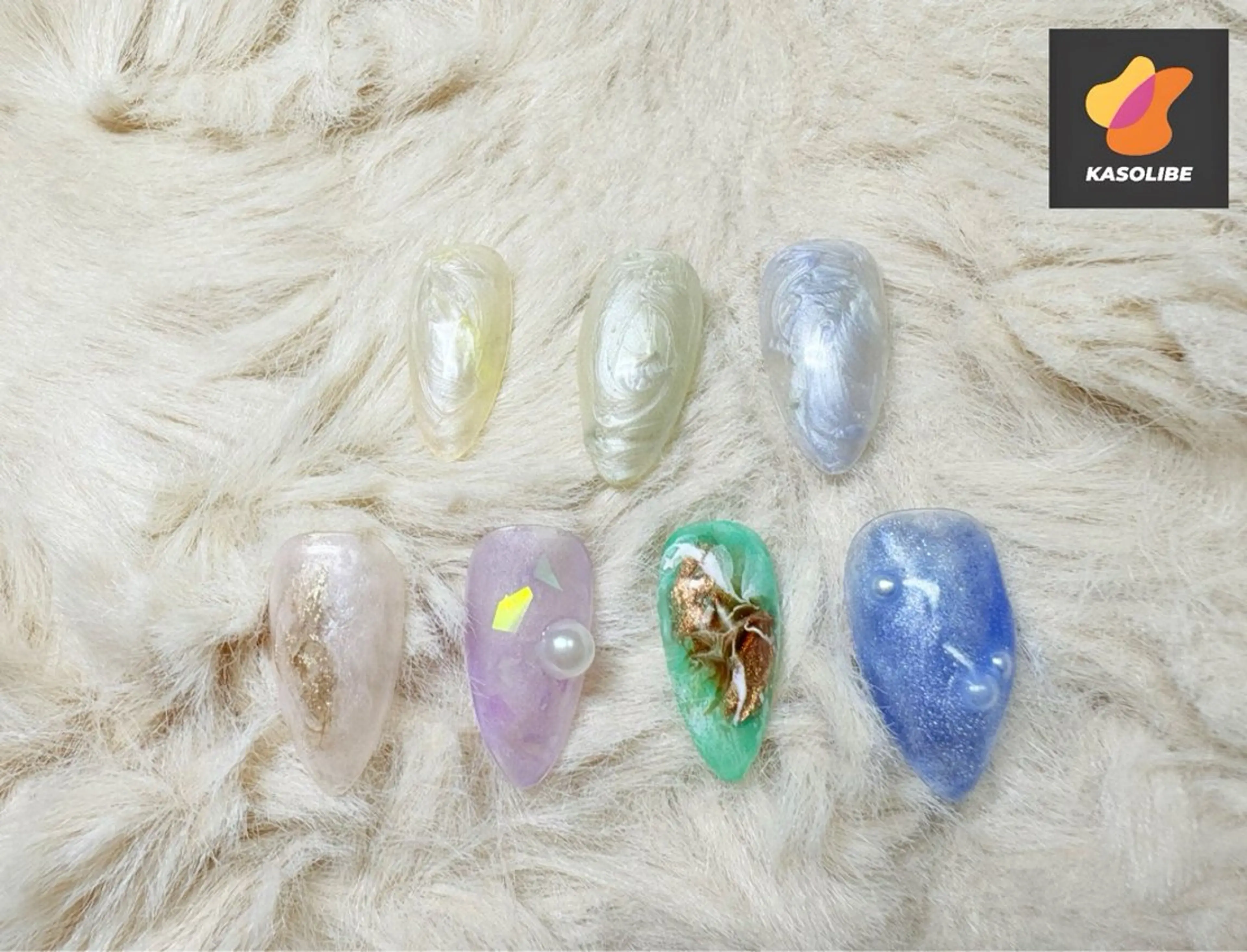 定額ネイルデザインアートの写真