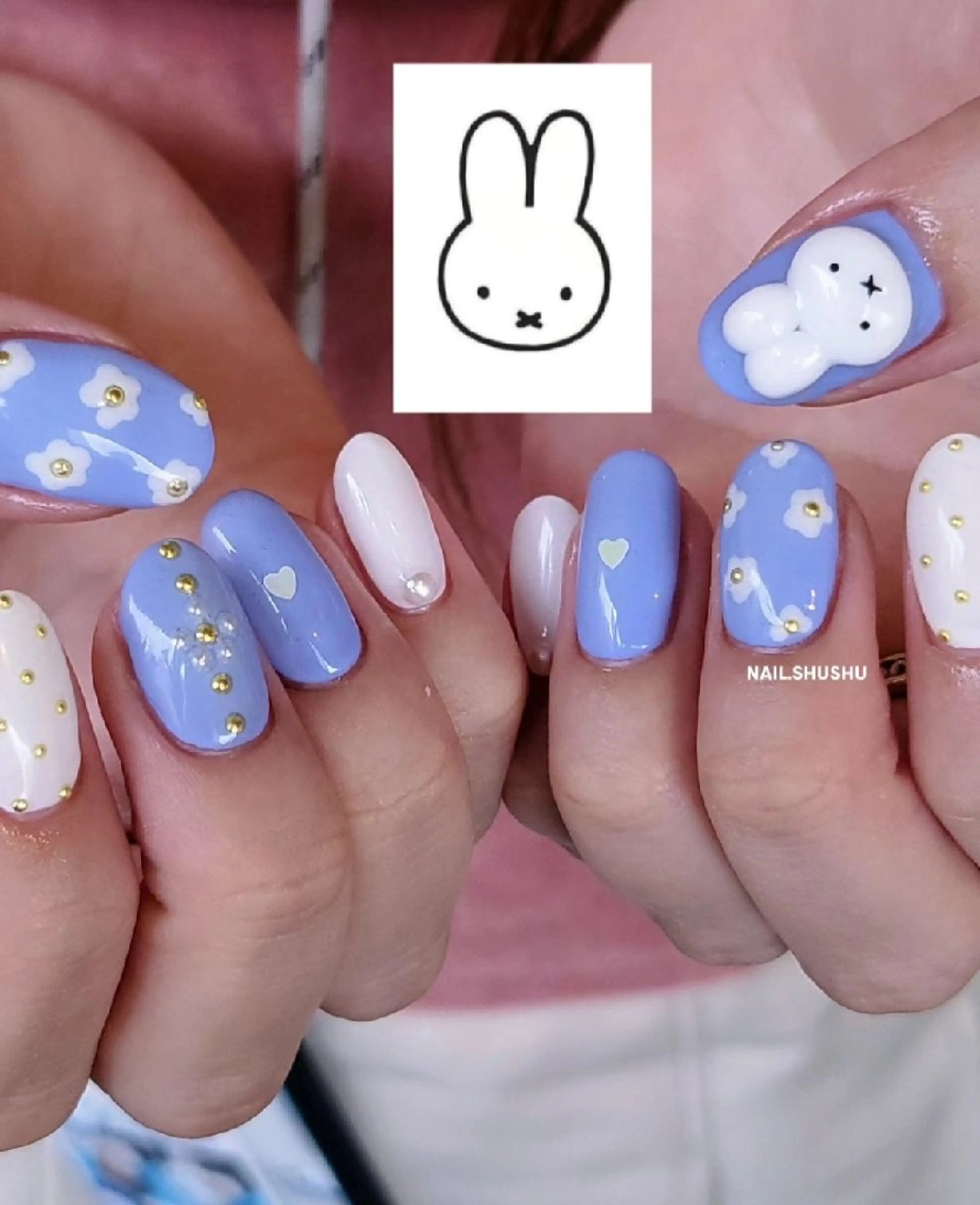 ネイル 3dパーツ/流行り 👧shushu❤️のネイルデザイン