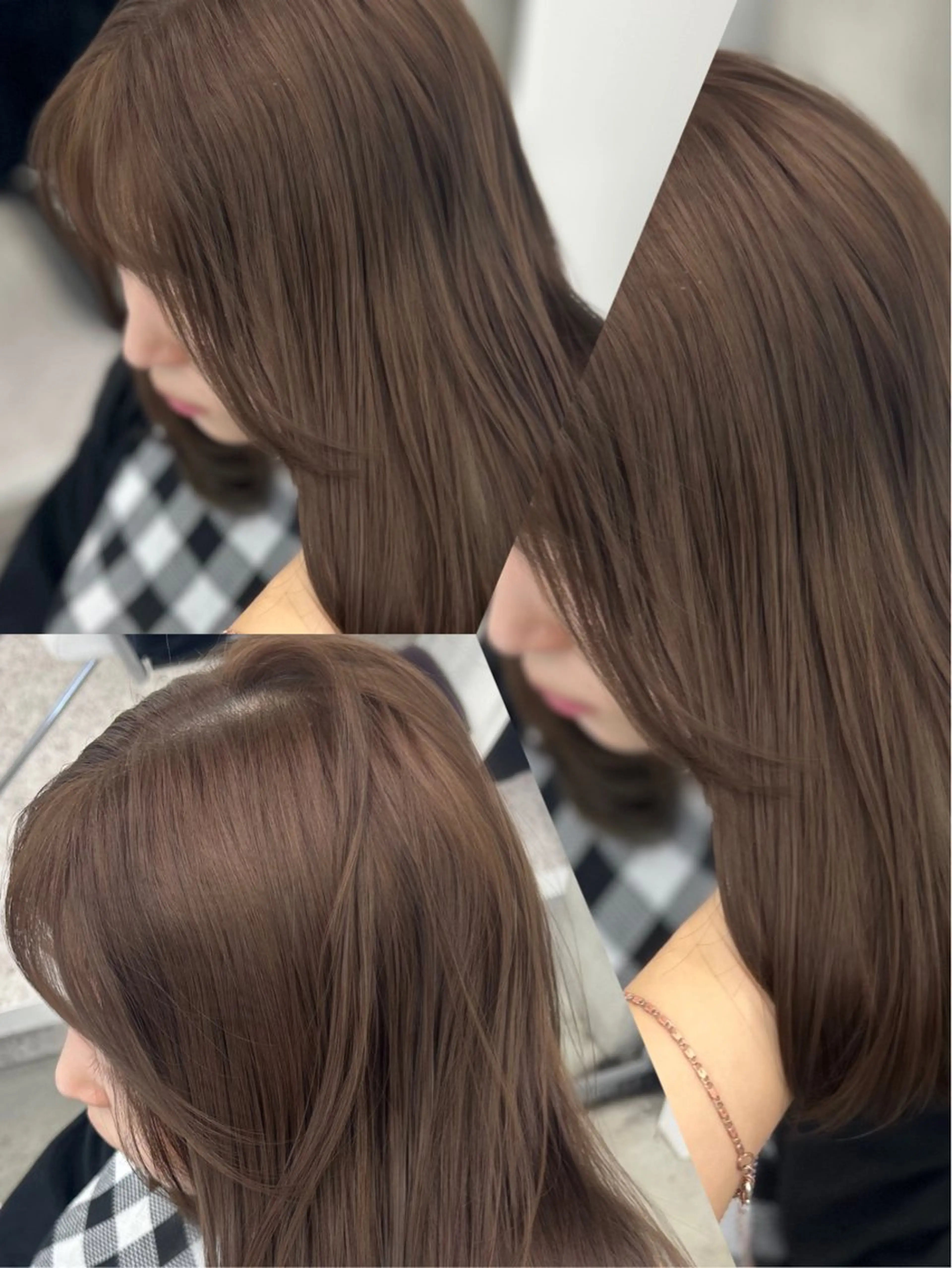 カラー ベージュカラー ブリーチ ケアブリーチ 透明感カラー ブリーチなしカラー ヘアカラー ICY表参道所属・ERIKA YAMAMOTOのヘアスタイル