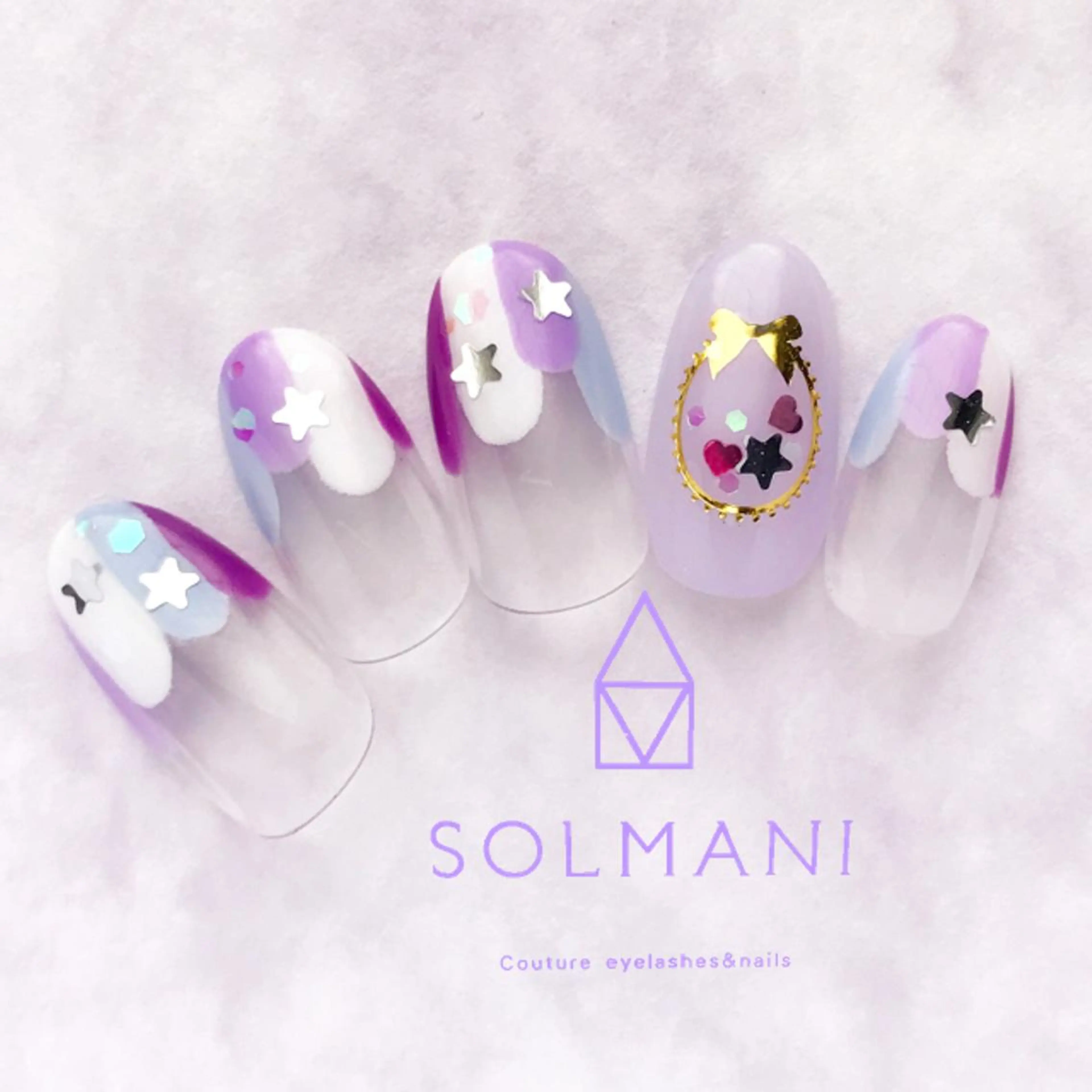 ネイル SOLMANI 予約担当のネイルデザイン
