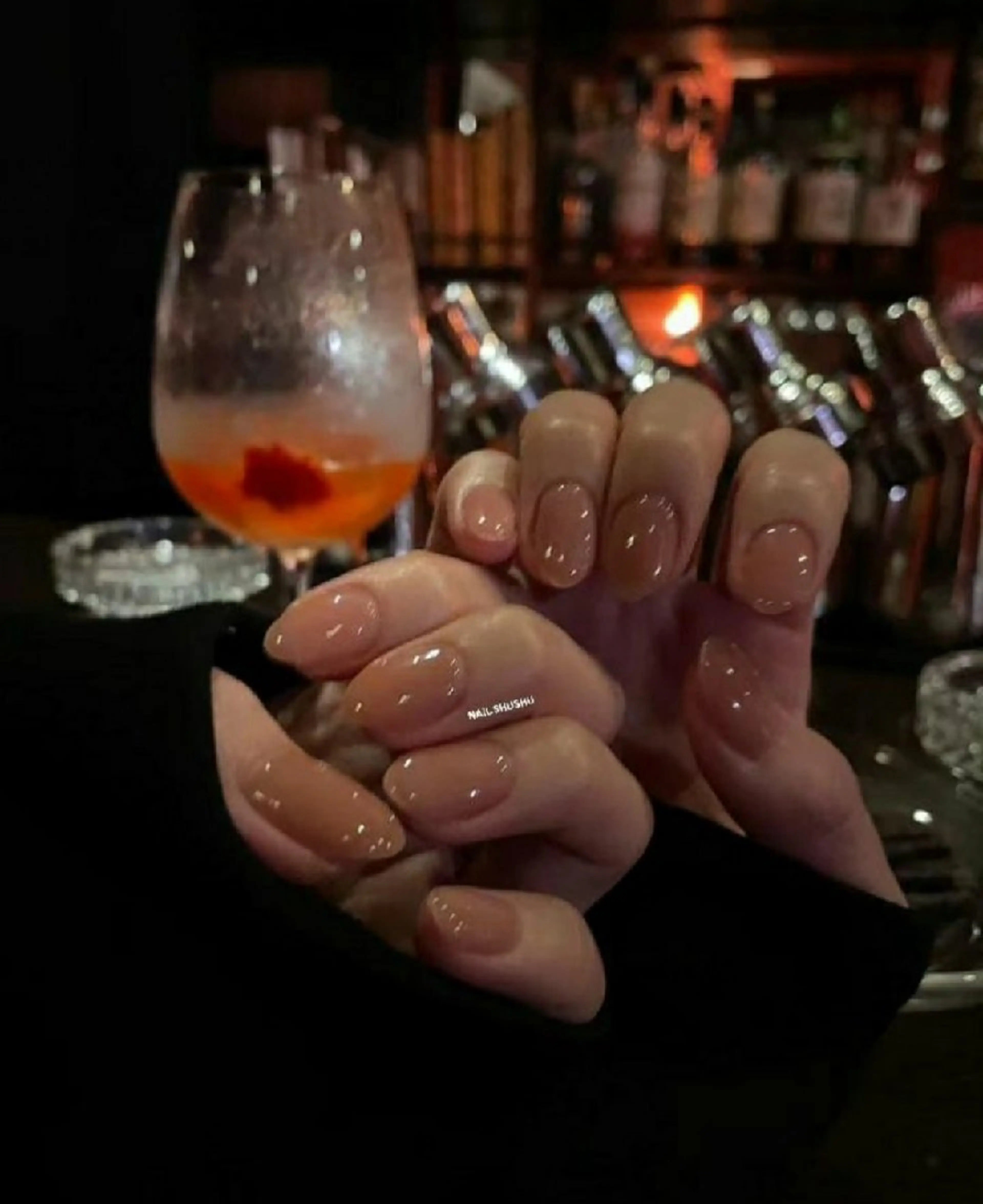 ネイル 持ち込み ニュアンスネイル ワンカラーネイル シンプルネイル 冬ネイル 3dパーツ/流行り 👧shushu❤️のネイルデザイン