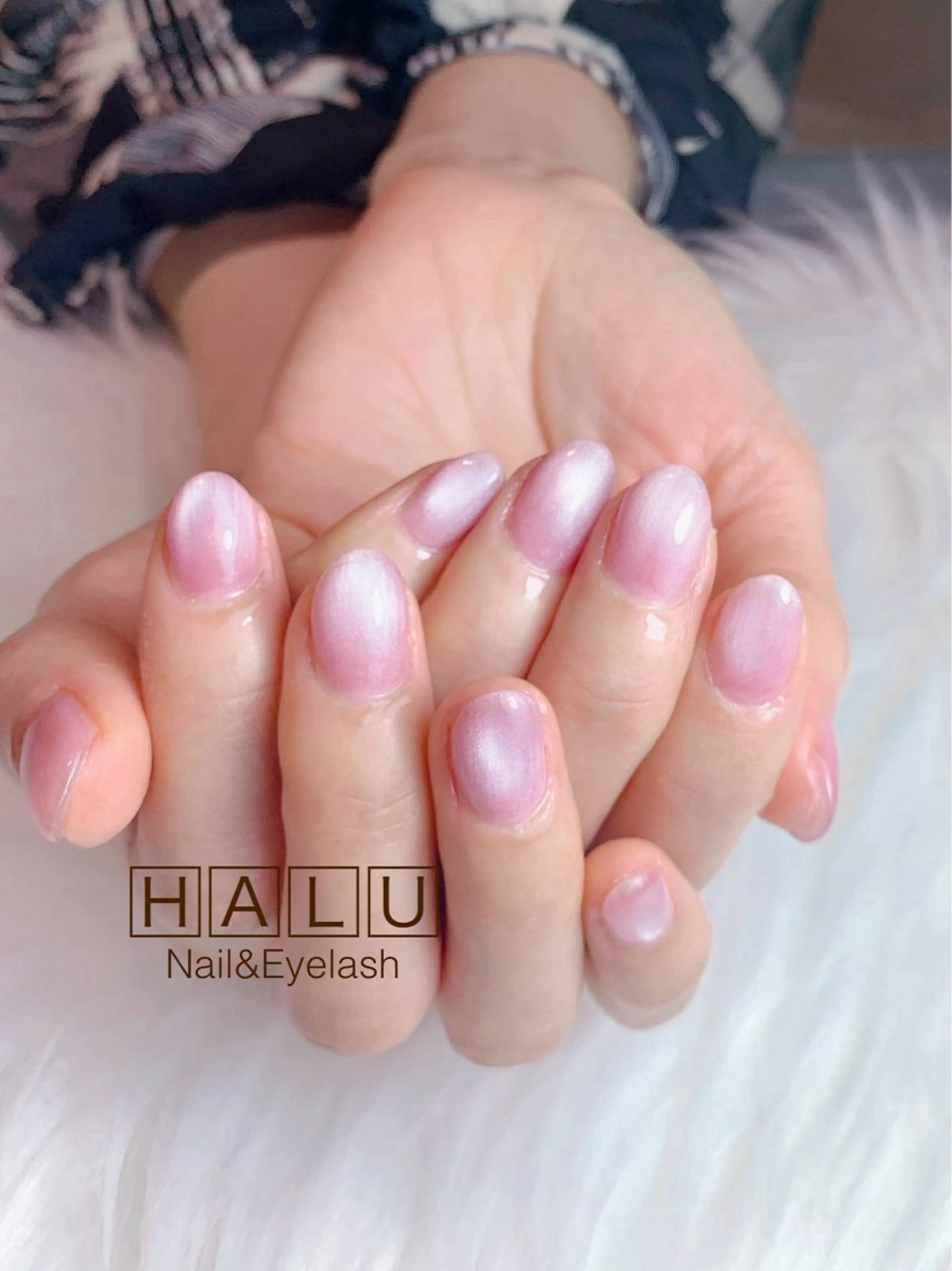 ネイル マグネットネイル ショートネイル HALU ハルのネイルデザイン