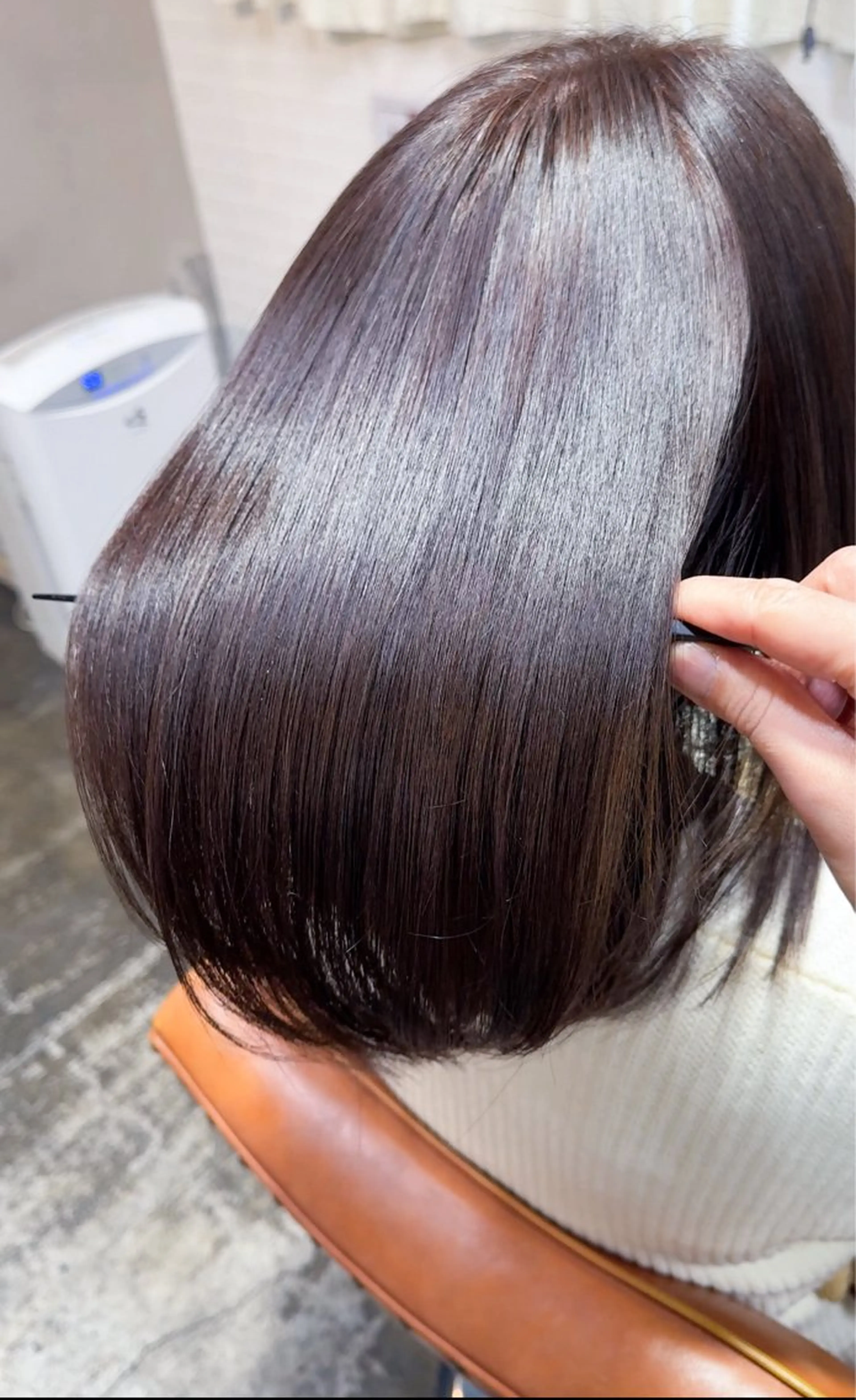 ミディアム カラー ベージュカラー ラベンダーカラー ラベンダーベージュ Chic シックのヘアスタイル