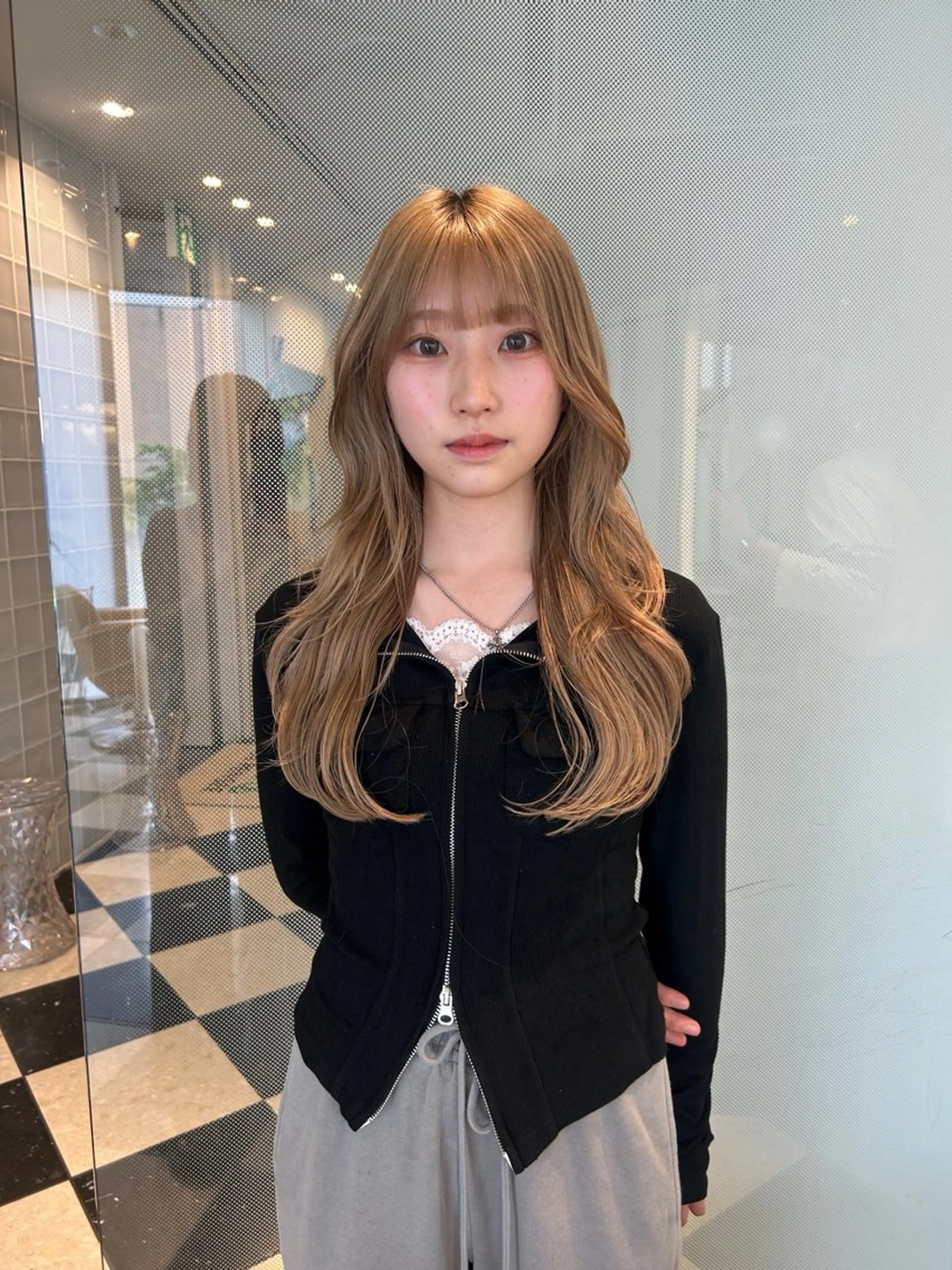 セミロング レイヤーカット カット トリートメント 大谷美佳/レイヤー カット/ツヤ髪のヘアスタイル