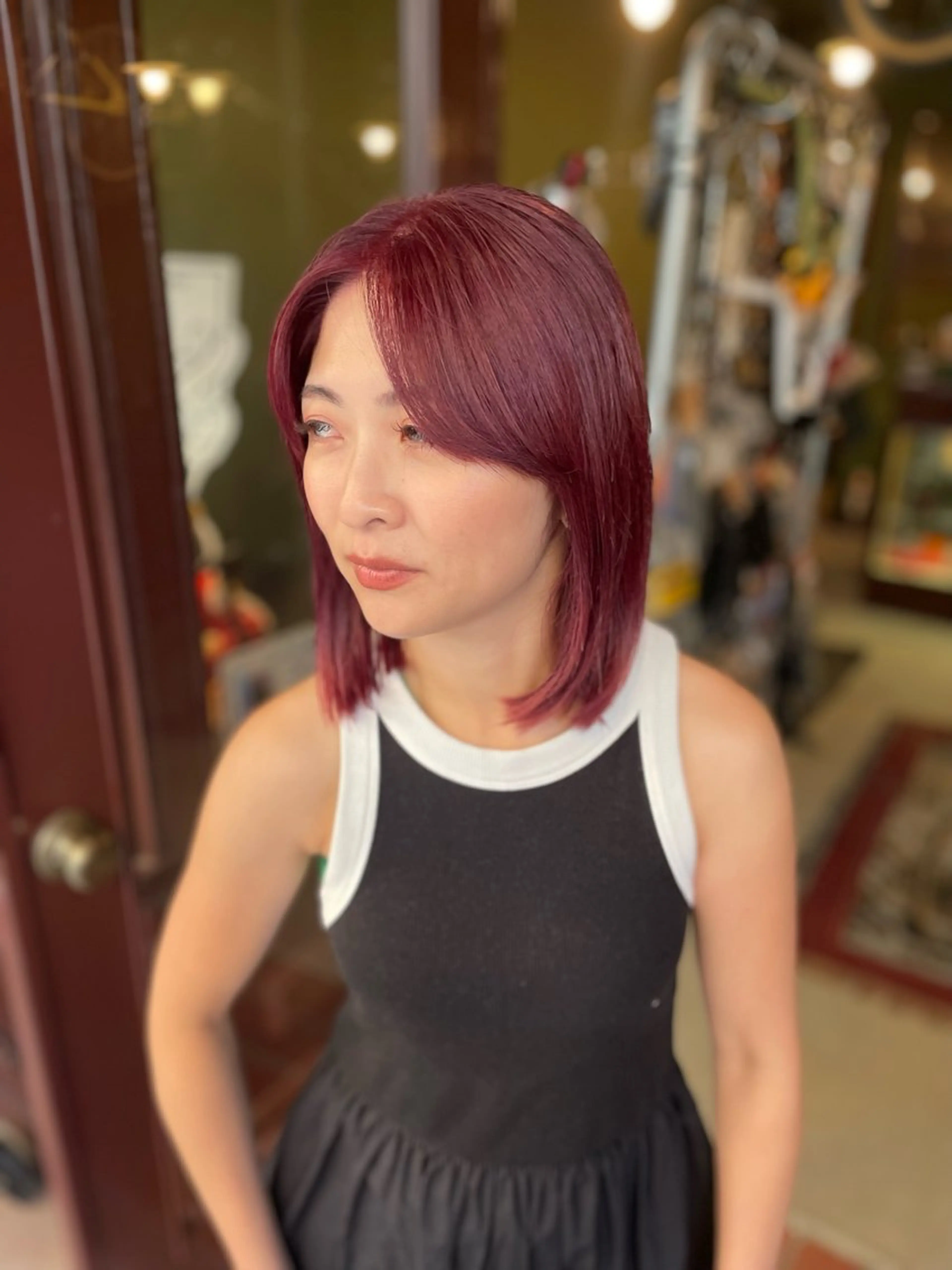 ミディアム カラー カット ヘアカラー トリートメント ヘアセット PATH-hair. storeのヘアスタイル