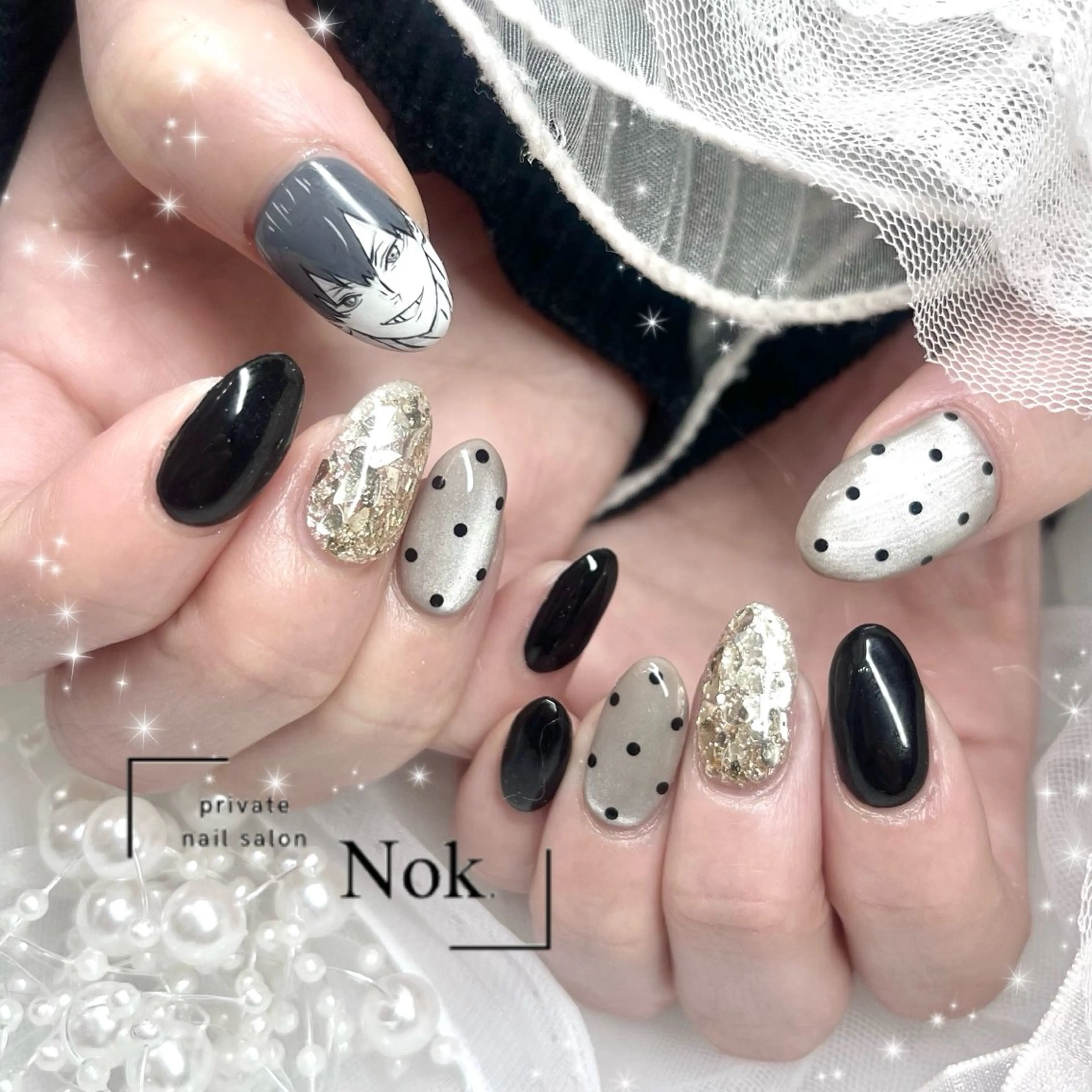 ネイル ハンドネイル 池袋痛ネイル Nok. 渡辺のネイルデザイン