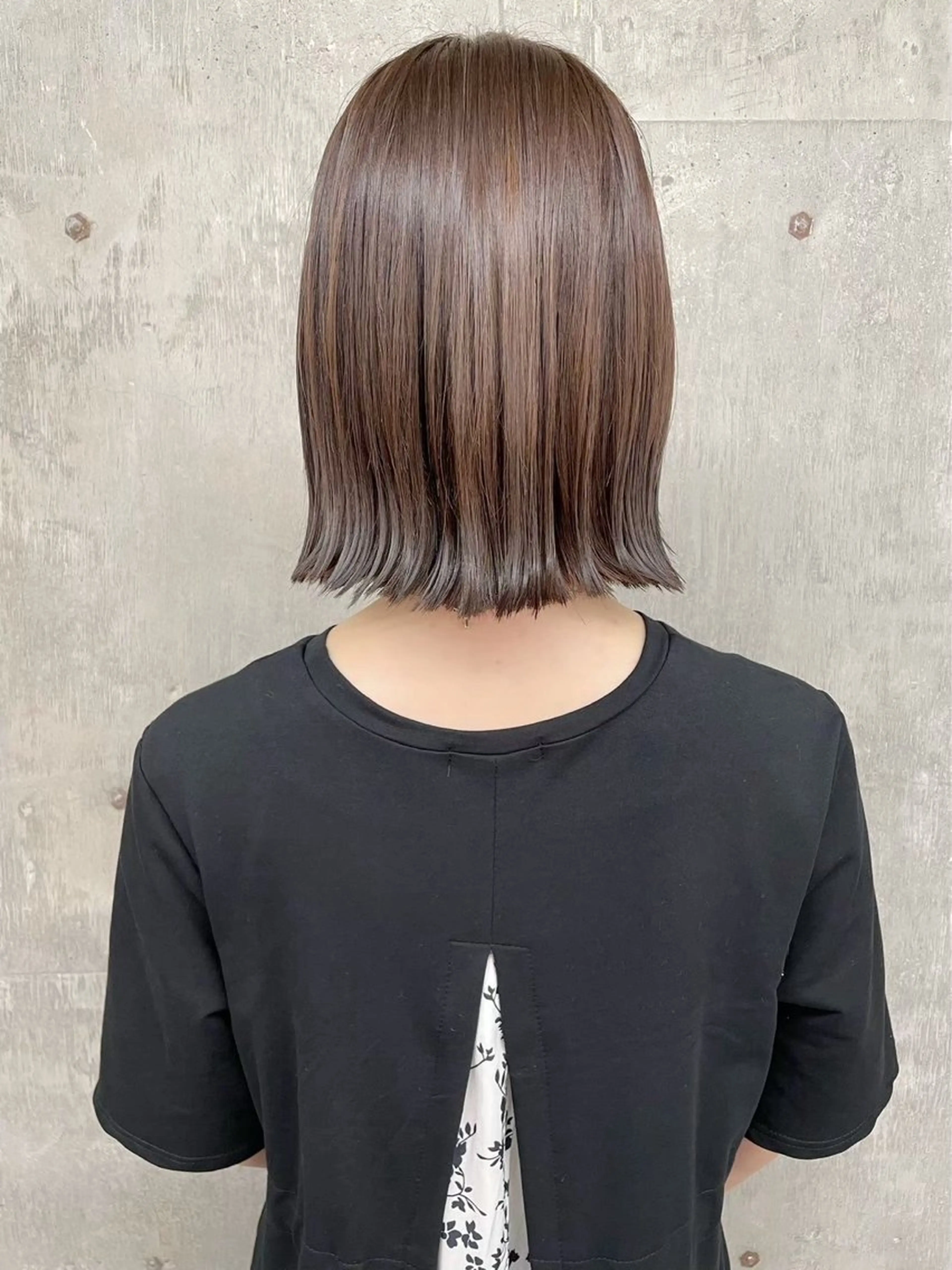 ☪️ボブカット＋ブリーチなしダブルカラーの写真