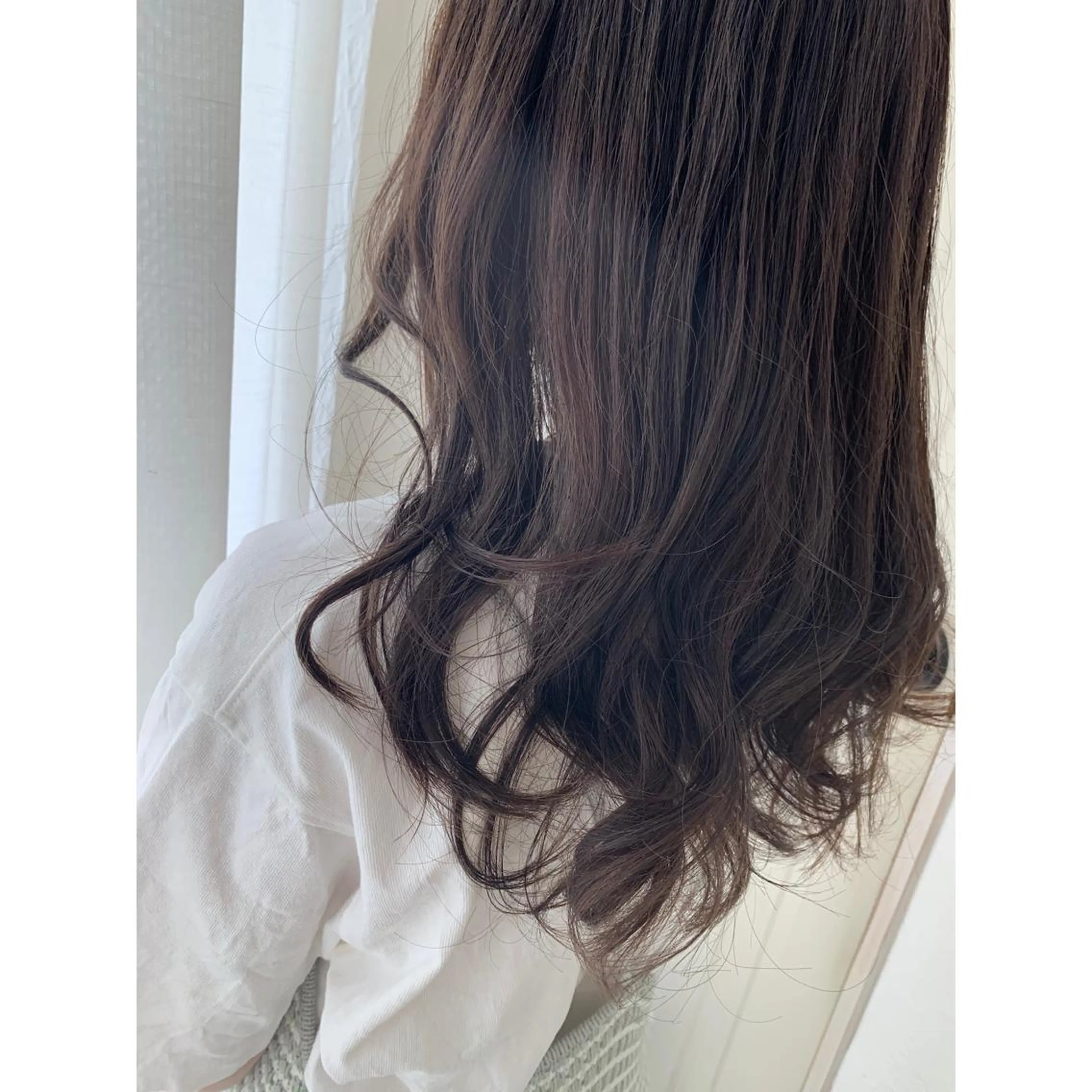 ロング カラー カット ヘアカラー fio マナミのヘアスタイル