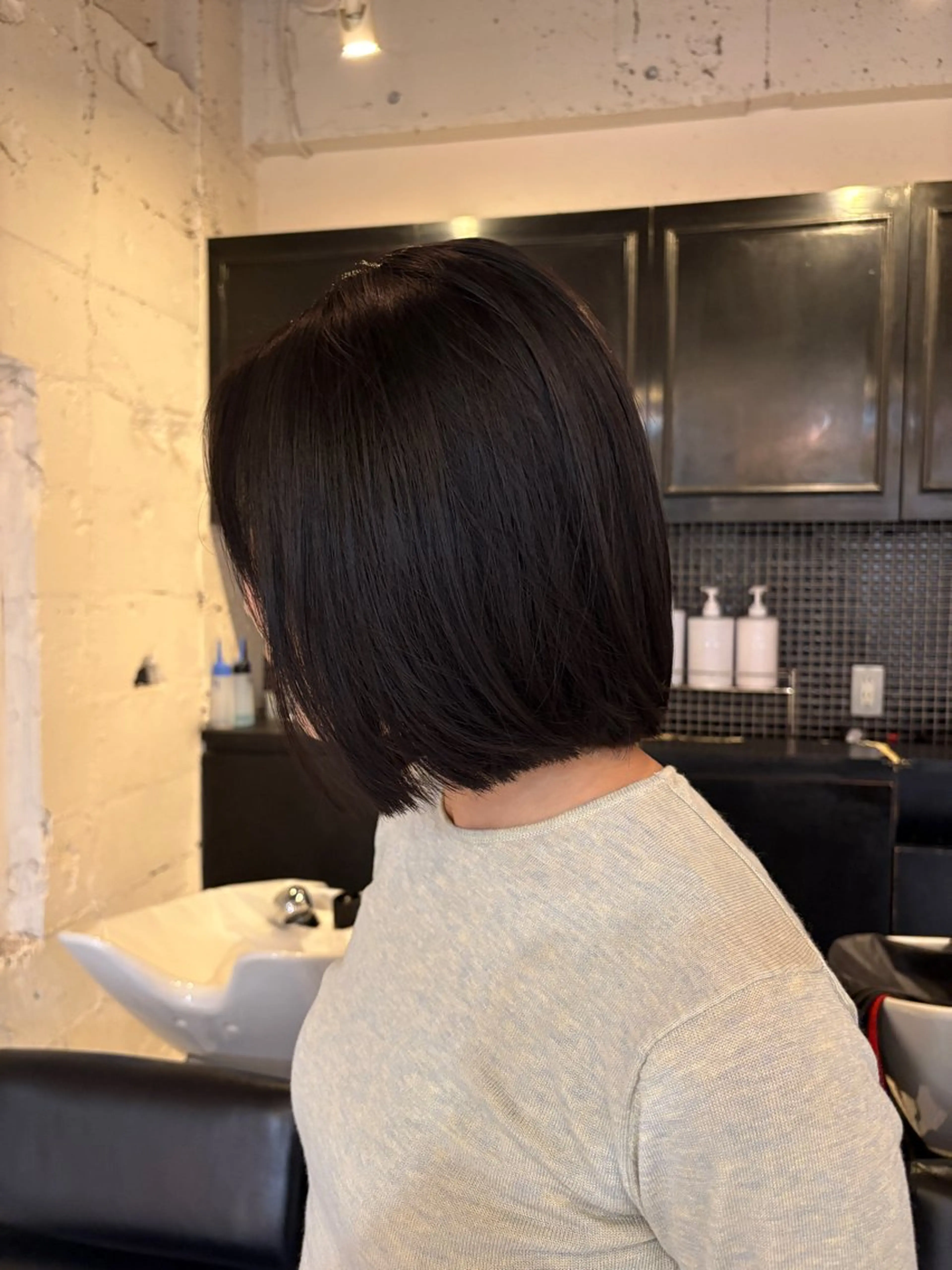 ミディアム カット トリートメント レディースカット🎀 NANAHAのヘアスタイル