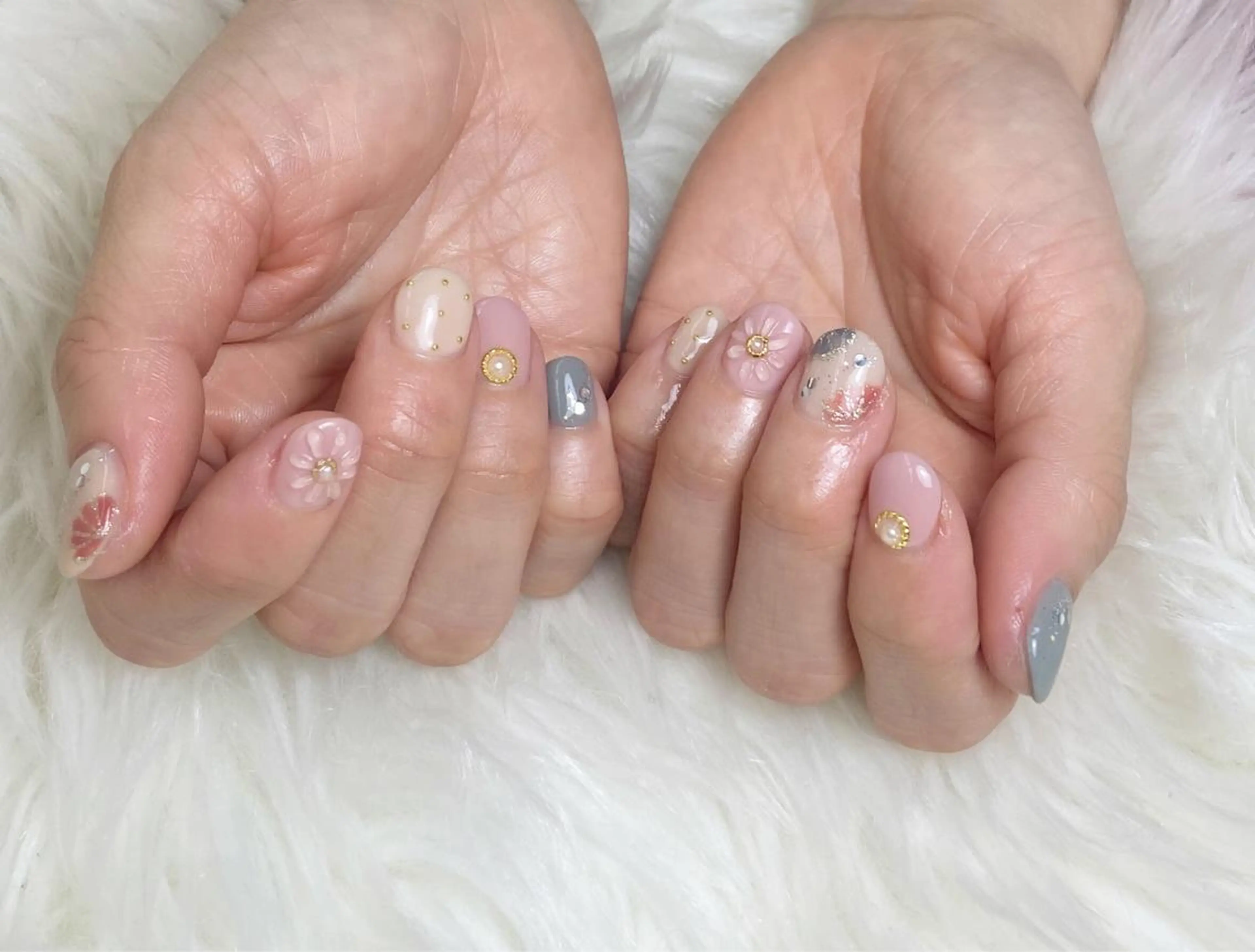 ネイル フラワーネイル MARIANAIL マリアネイル所属・川上 真智子のネイルデザイン