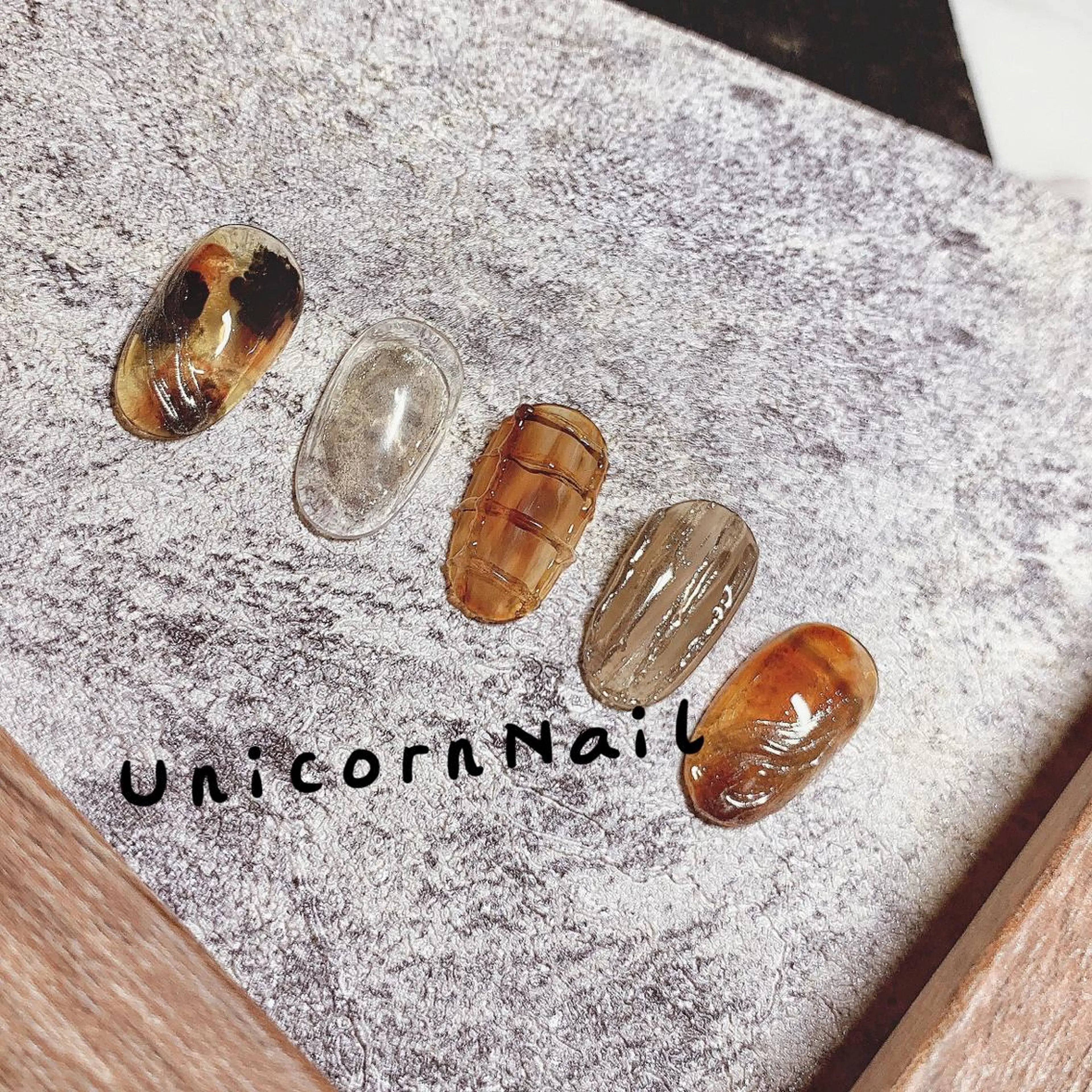 ネイル べっ甲ネイル UnicornNail所属・Unicorn Nail 矢場町店のネイルデザイン