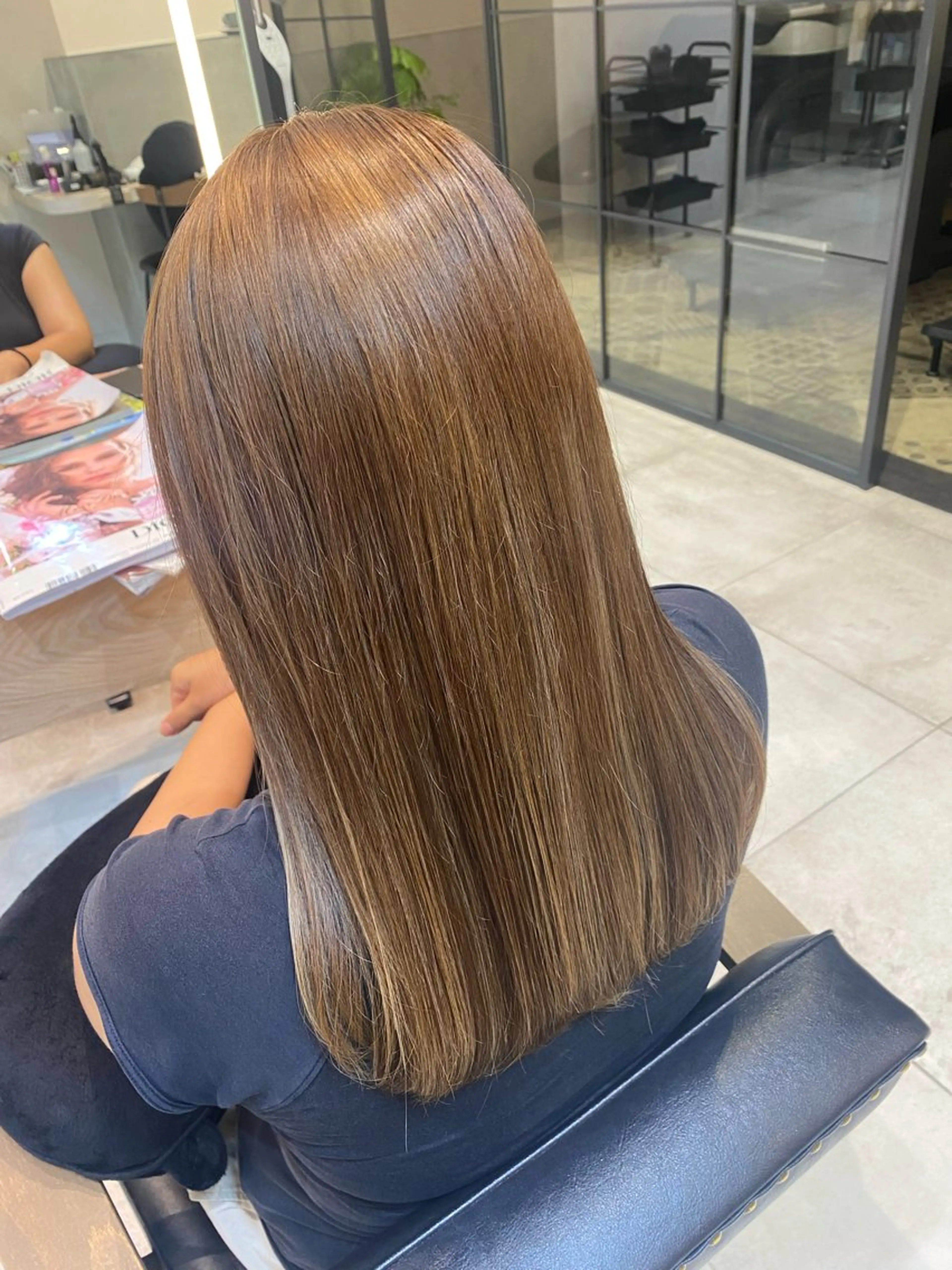 セミロング Misaki ║ツヤカラーのヘアスタイル