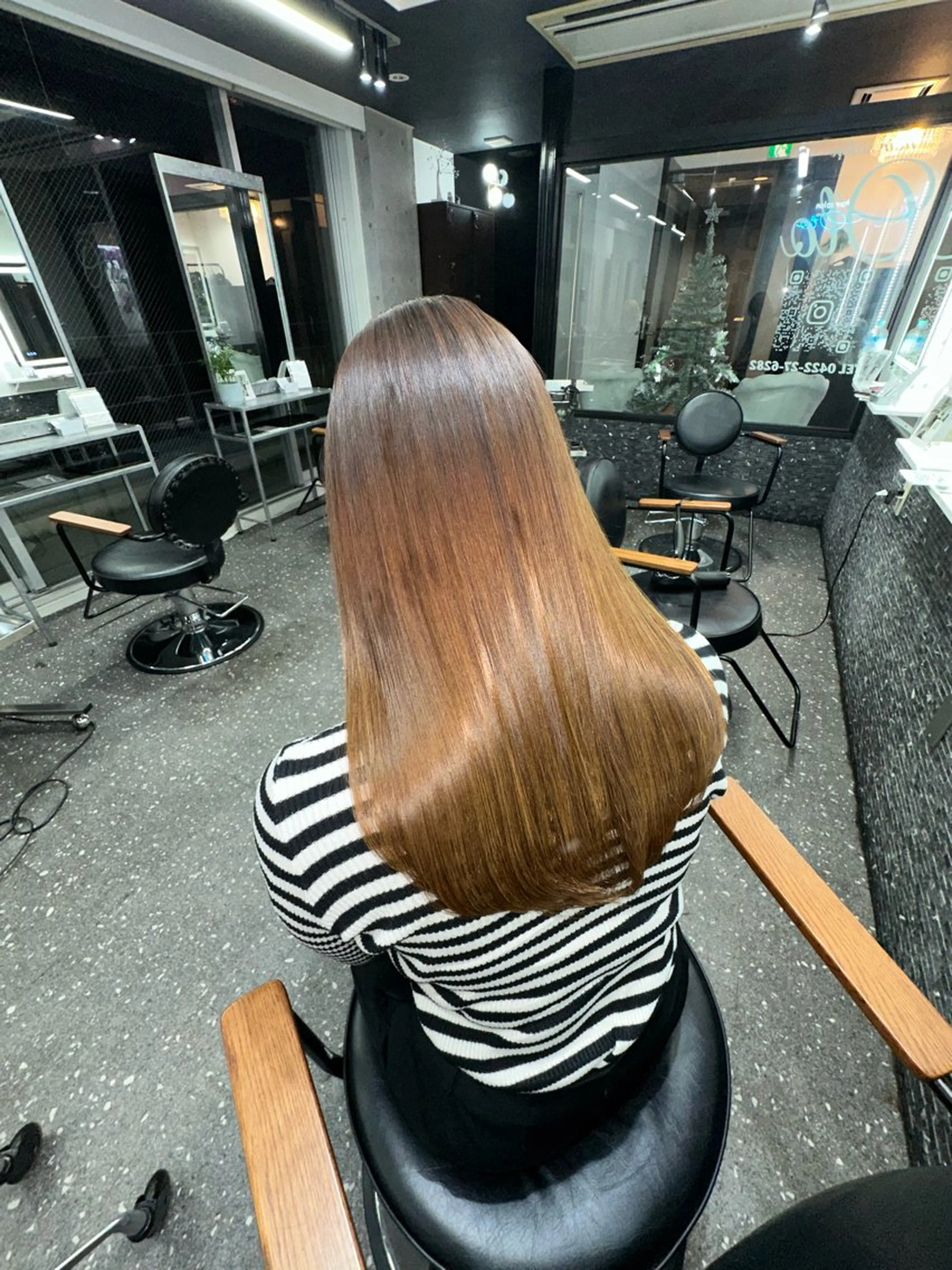 ロング パーマ カット 縮毛矯正 トリートメント 髪質改善⭐️縮毛矯正 吉祥寺⭐️Rinaのヘアスタイル