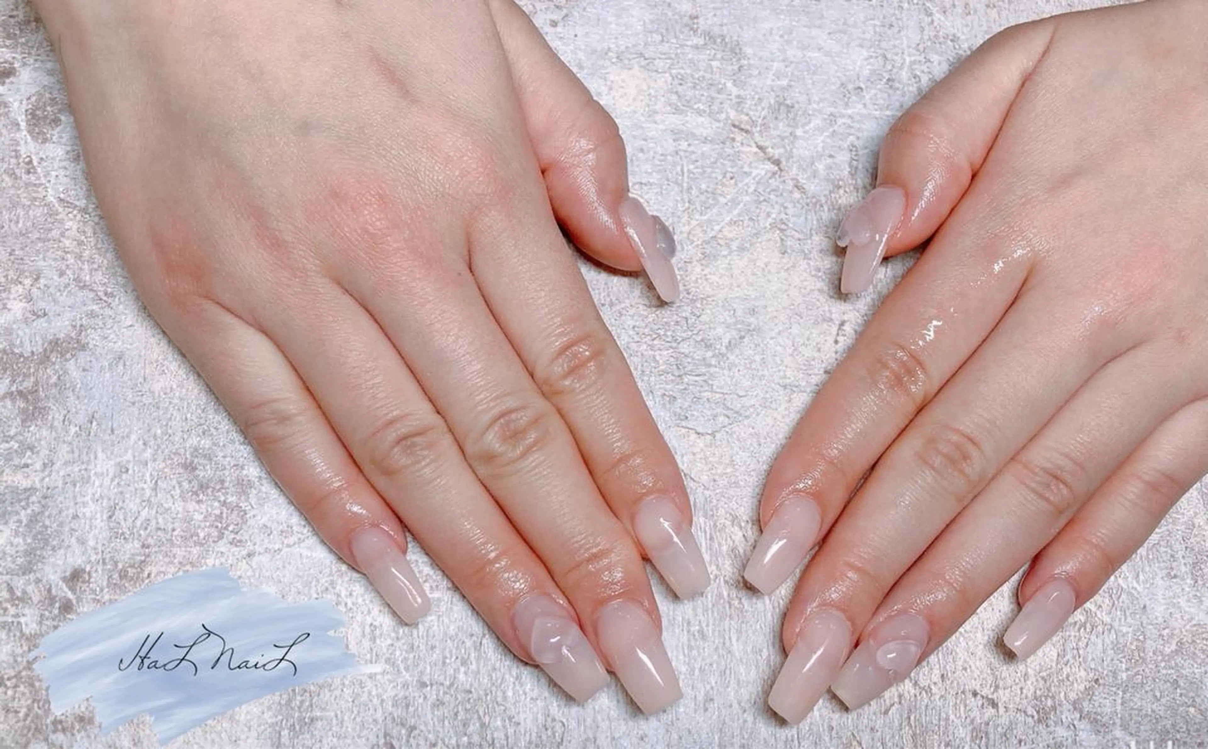 ネイル クリアネイル HaL NaiLのネイルデザイン