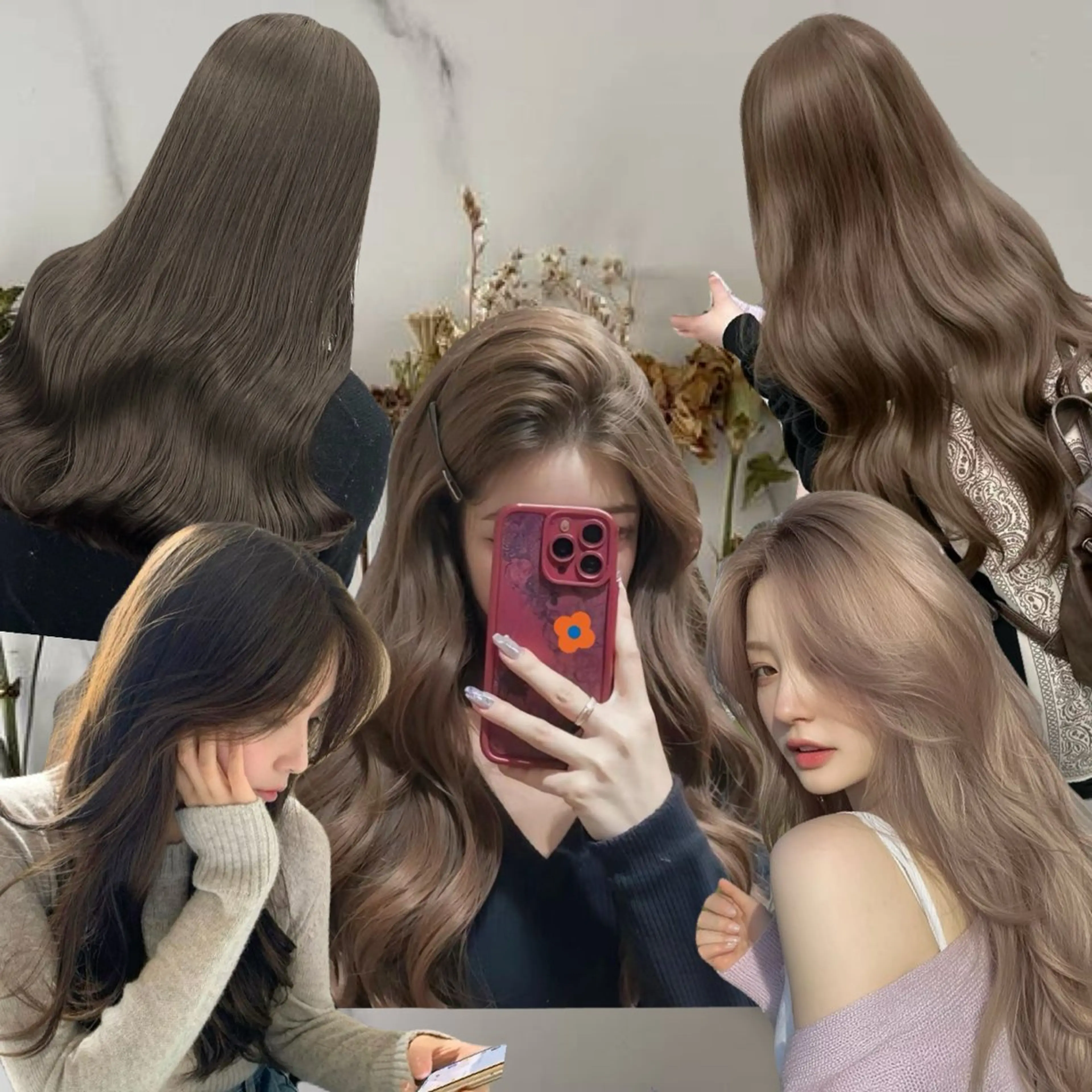 ✨💕本日2名限定💕✨透明感ブリーチなしwカラー🍀➕外部補修トリートメント【初回お得な選べるトリートメント】の写真