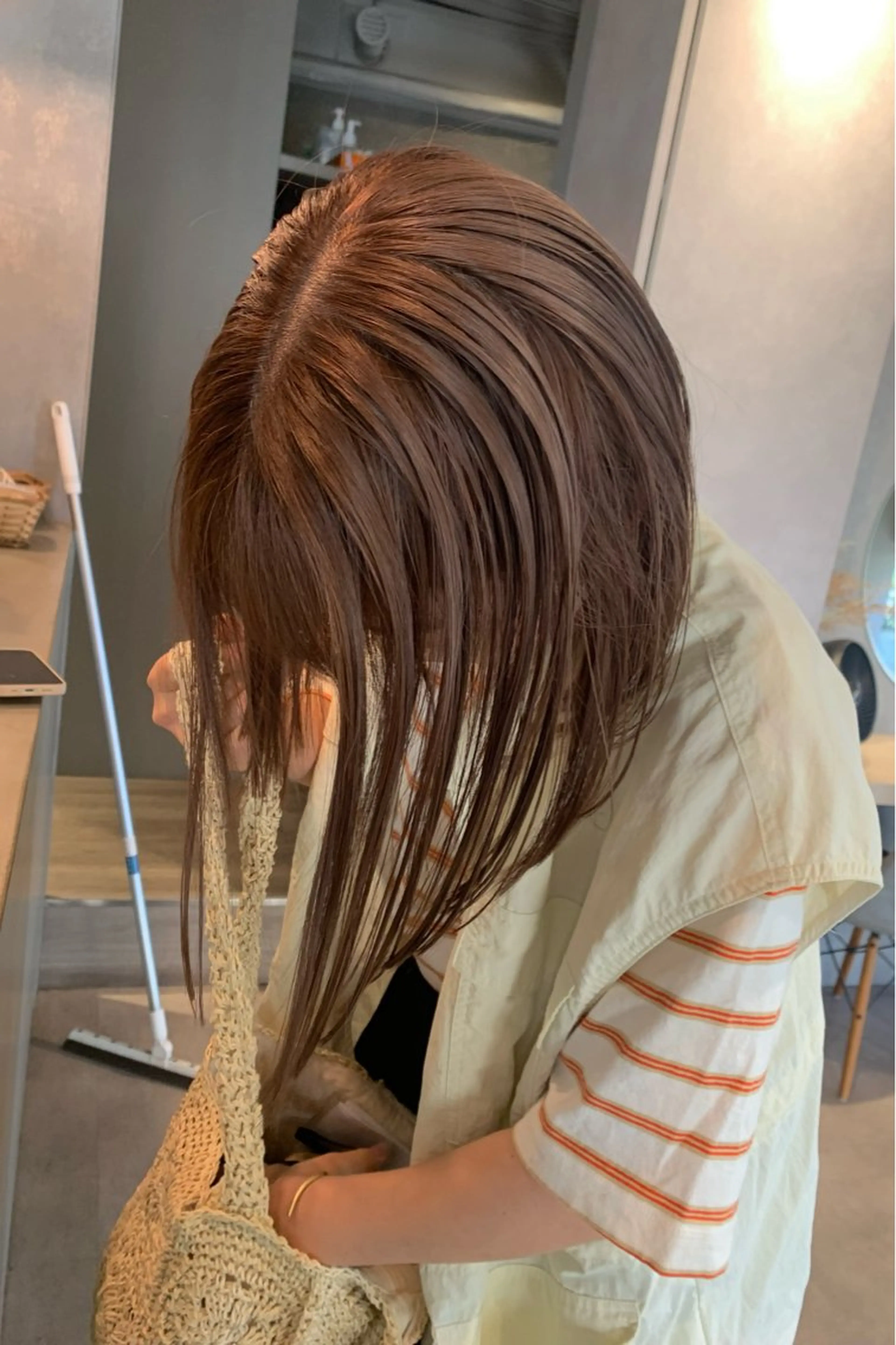 ミディアム 【髪質改善🌿】木本 志歩のヘアスタイル