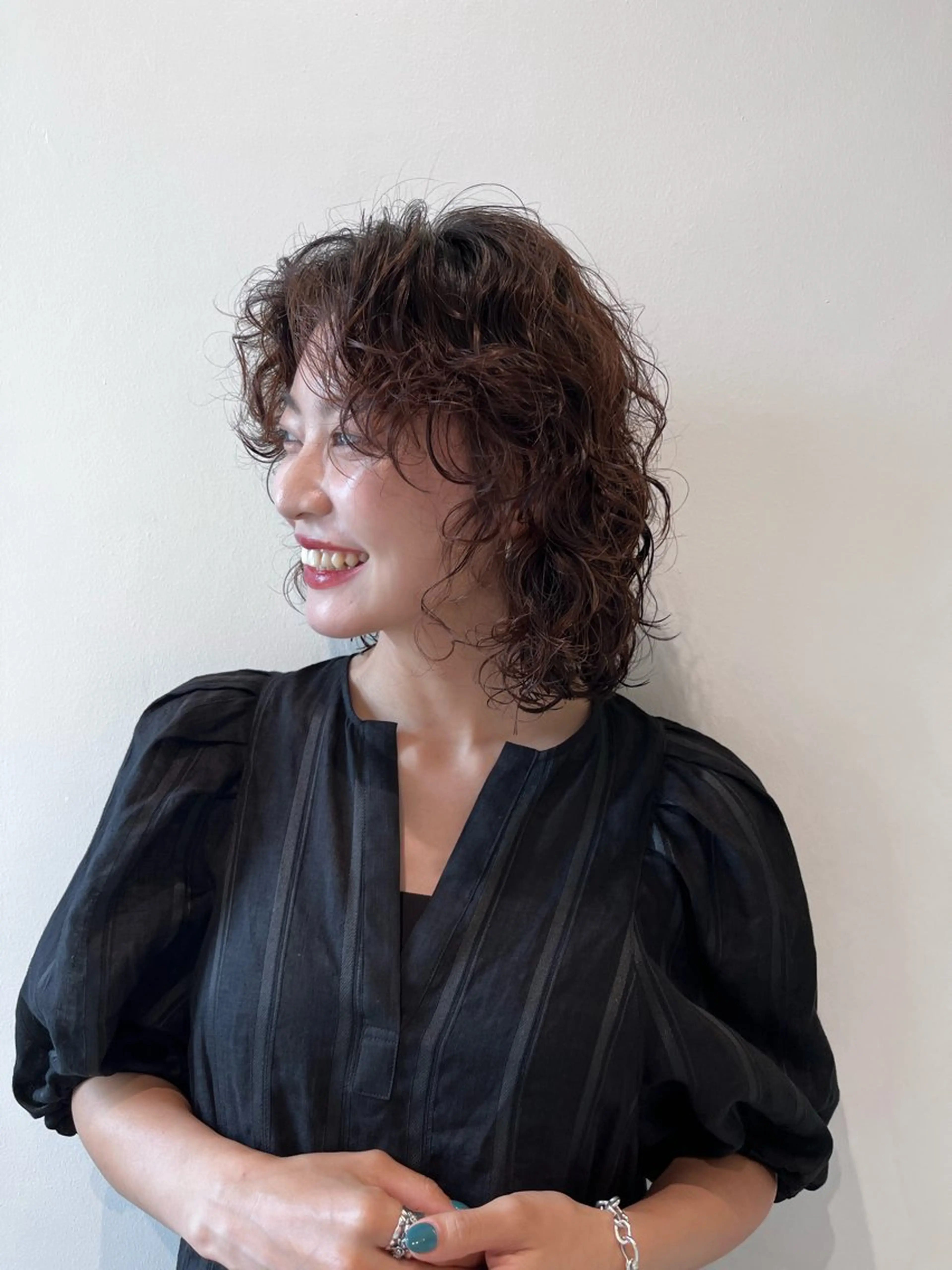 パーマ ヘッドスパ アレンジ/ボブパーマ Onのヘアスタイル