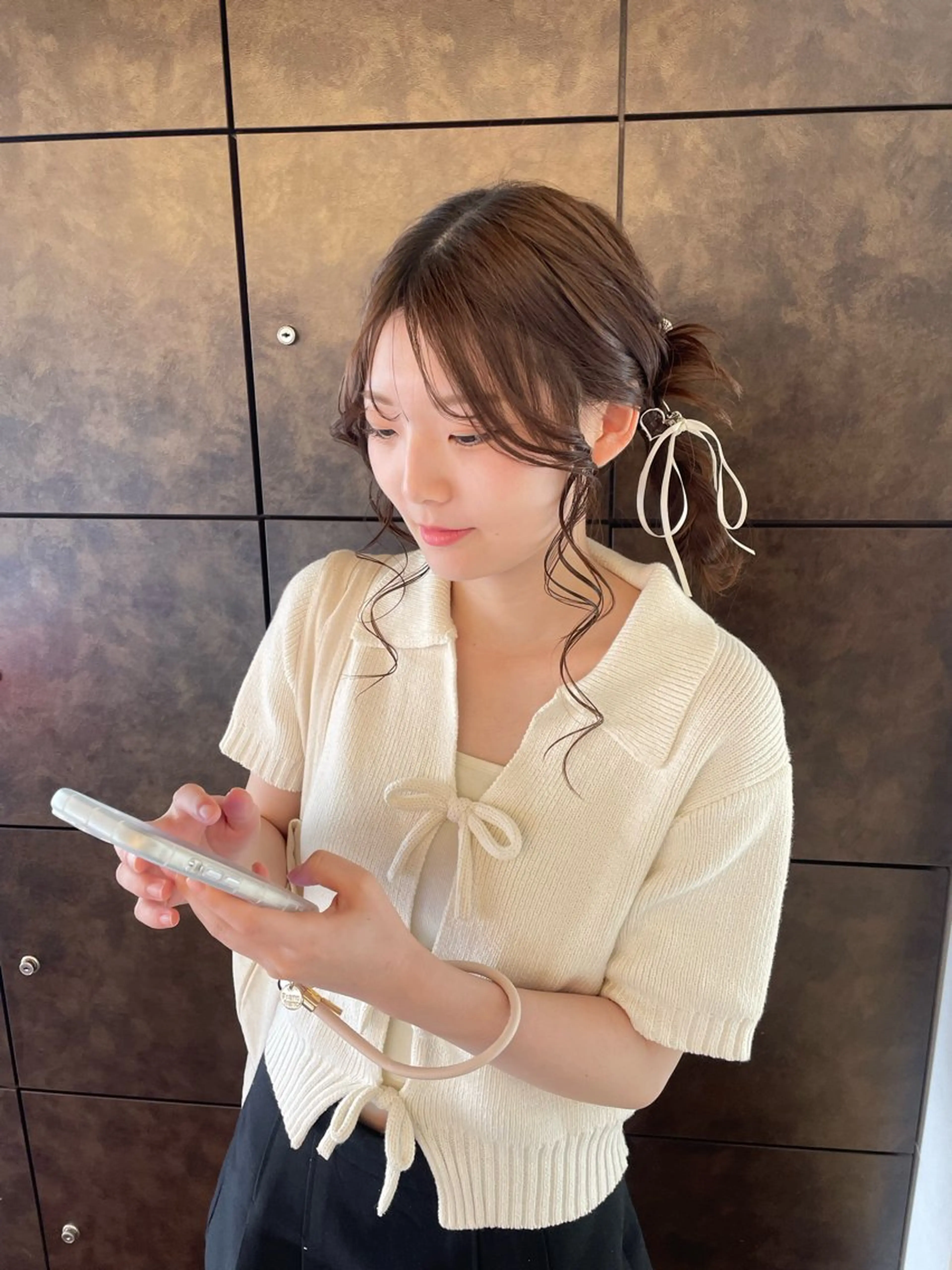 ヘアアレンジ 🤎韓国ヘア ベージュ まゆか🤎のヘアスタイル