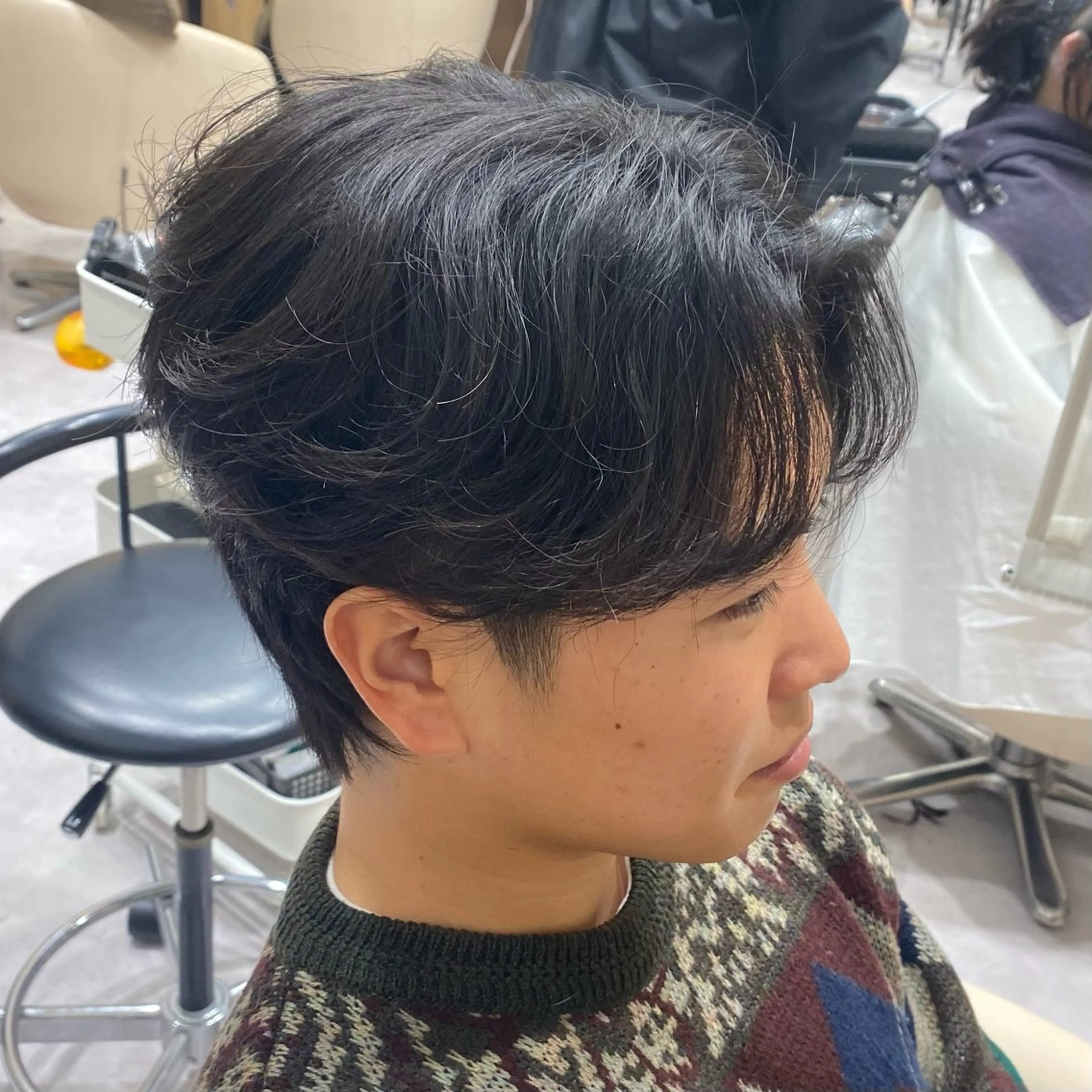 ショート メンズ UNIX所属・村上翼/ハンサム ショート/パーマのヘアスタイル