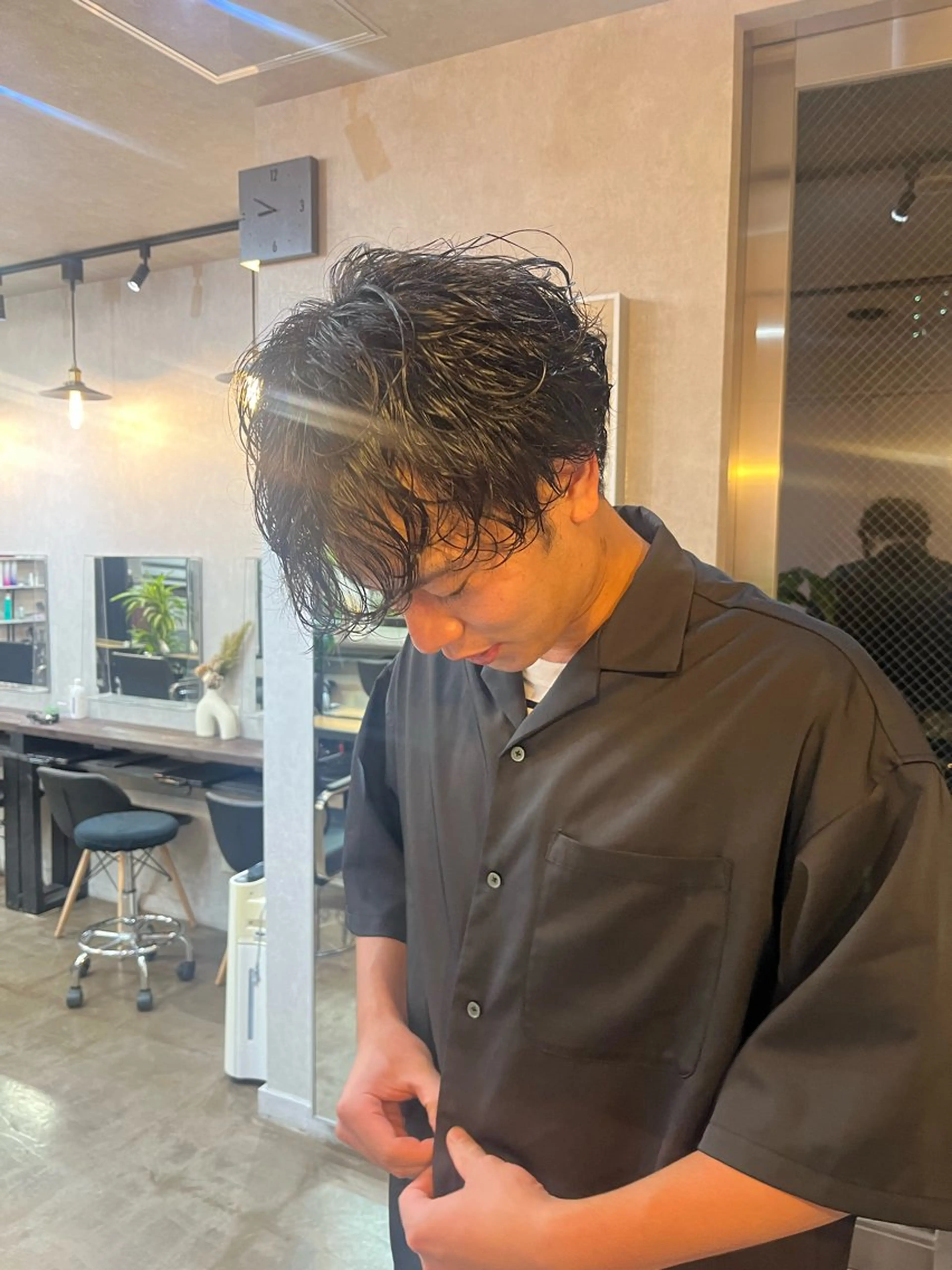 【メンズNo.1人気🇰🇷】カット+パーマ+treatmentの写真