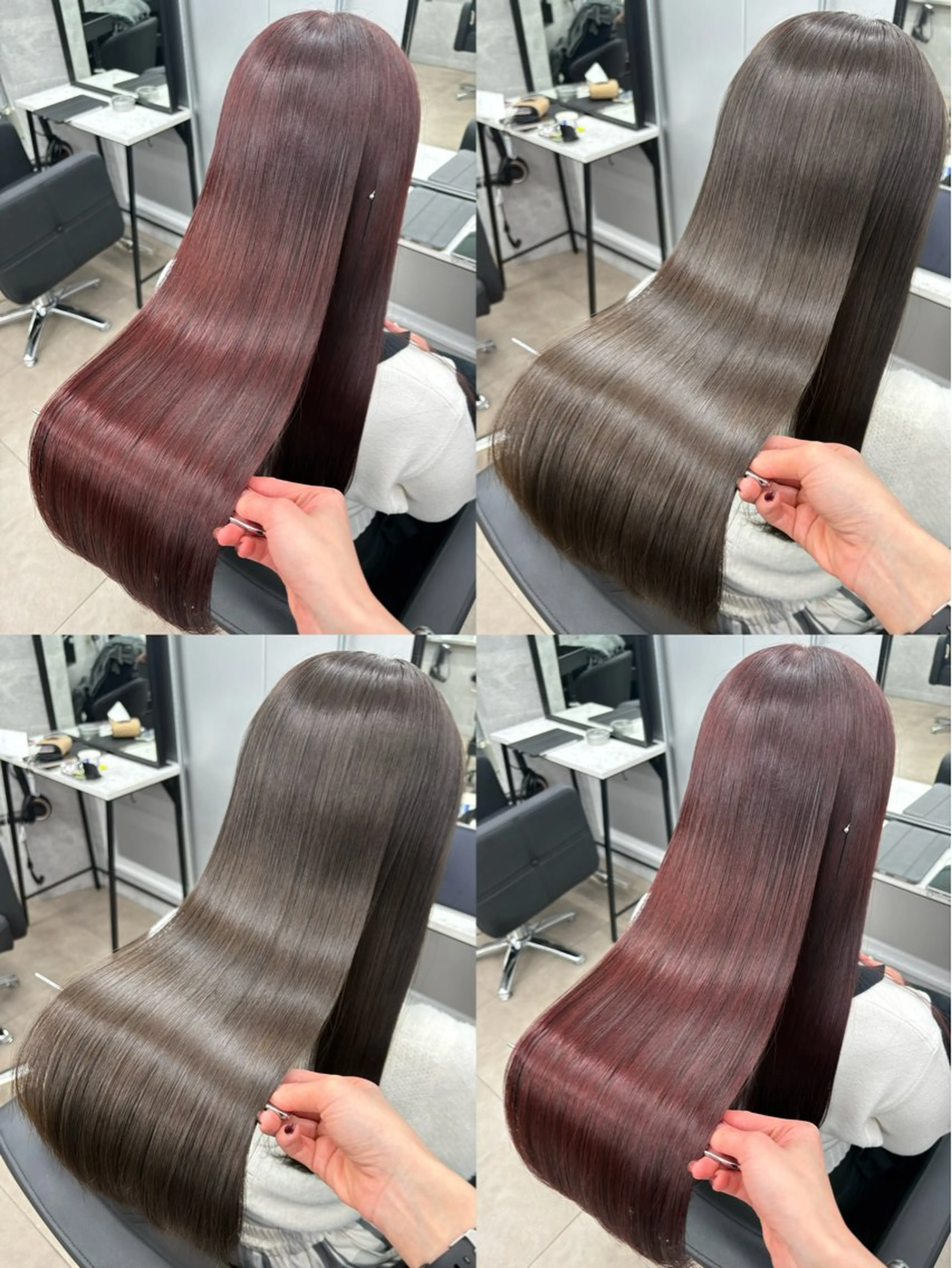 ロング カラー 新宿/髪質改善/韓国 ﾚｲﾔｰ/店長.原島のヘアスタイル