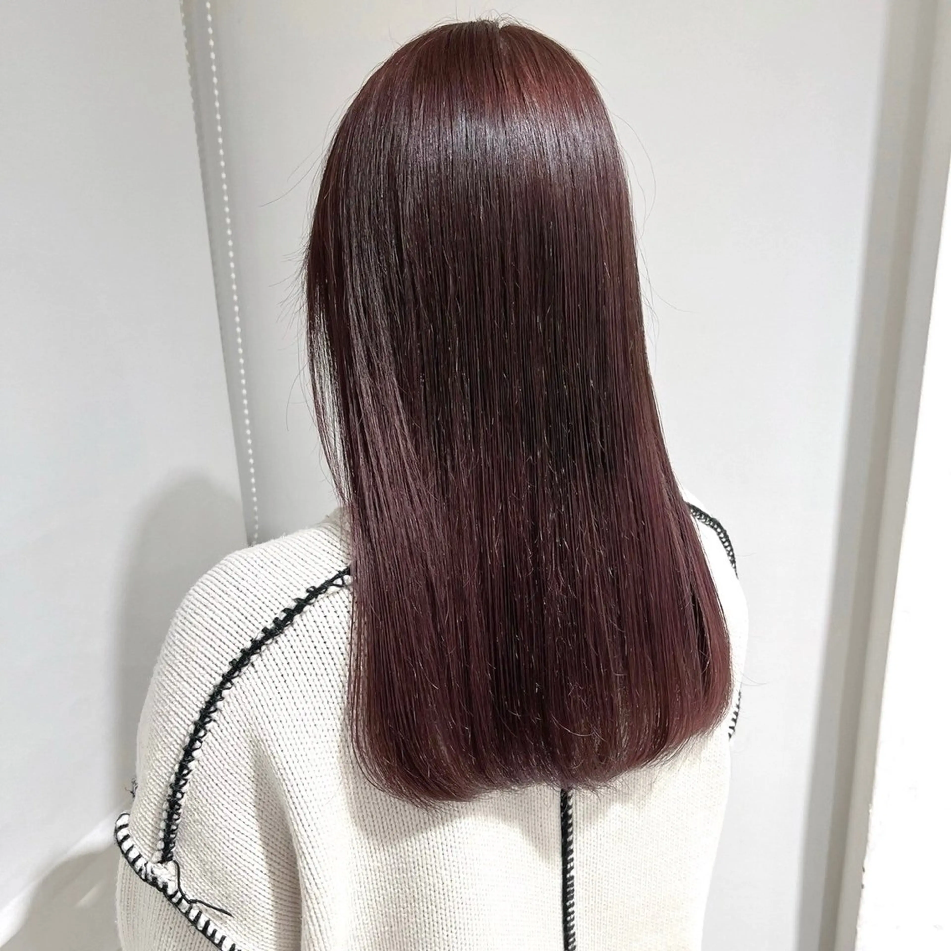 ロング カラー ヘアアレンジ 赤み消しブラウン プロ🐿けんご🐿のヘアスタイル