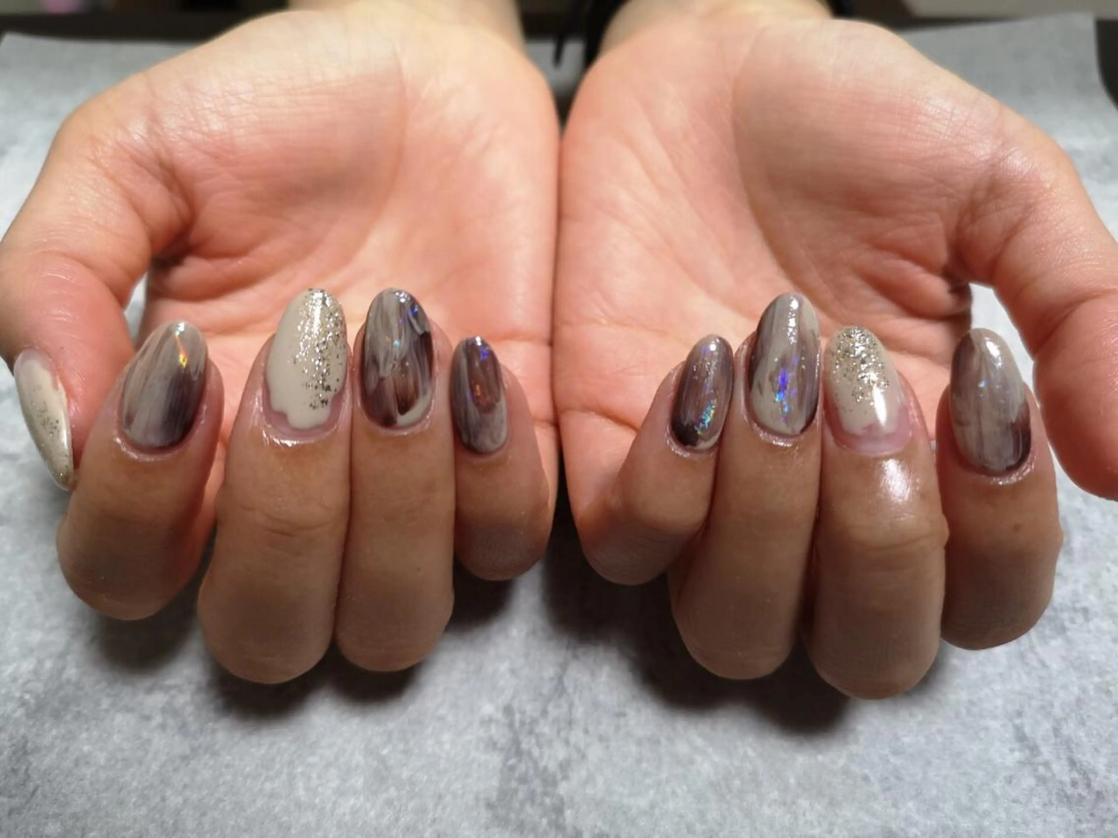 ネイル ニュアンスネイル kiki nail 二子玉川のネイルデザイン