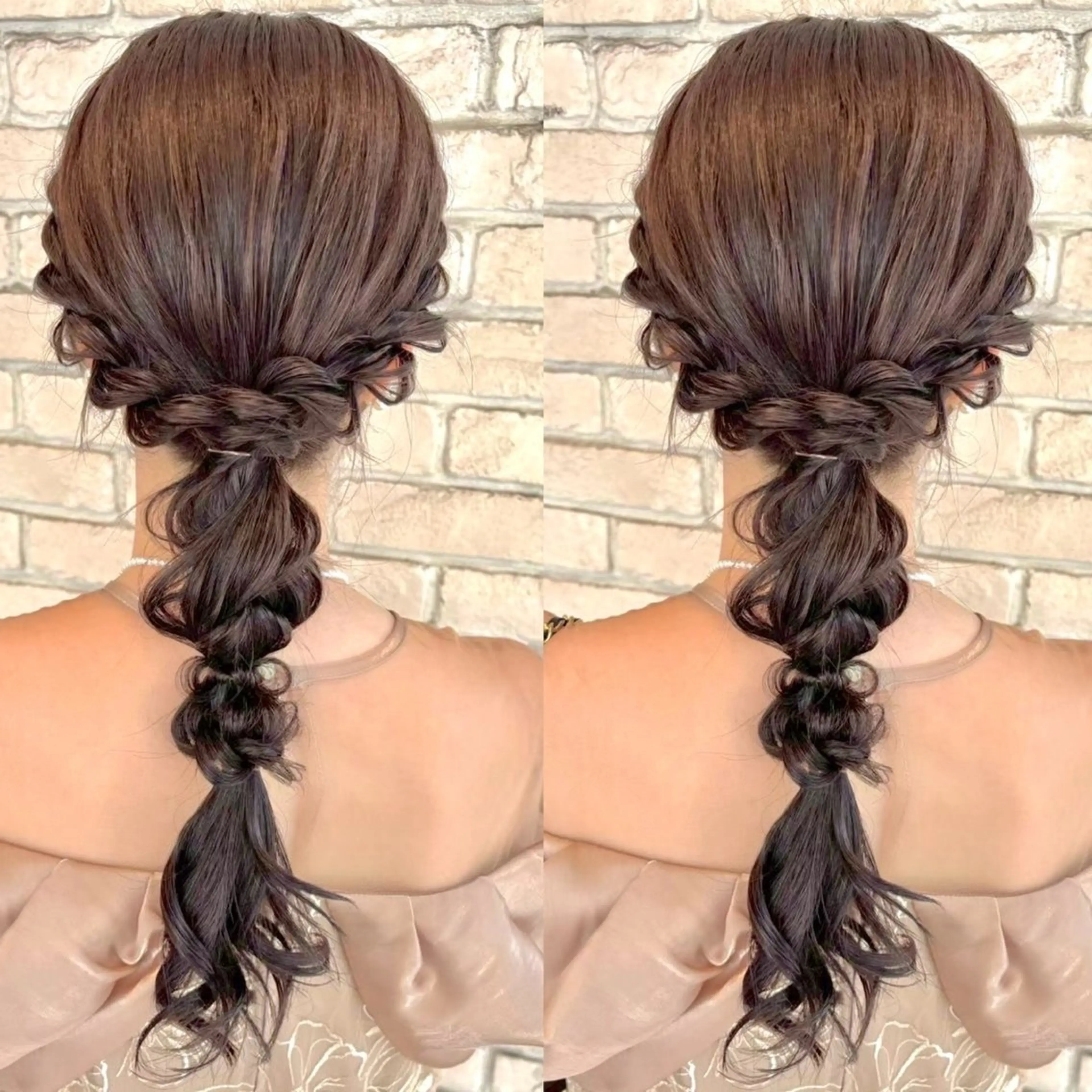 ロング ヘアアレンジ ヘアセット ヘアメ🎀推しカラー 🥣横浜/しほ🧸のヘアスタイル