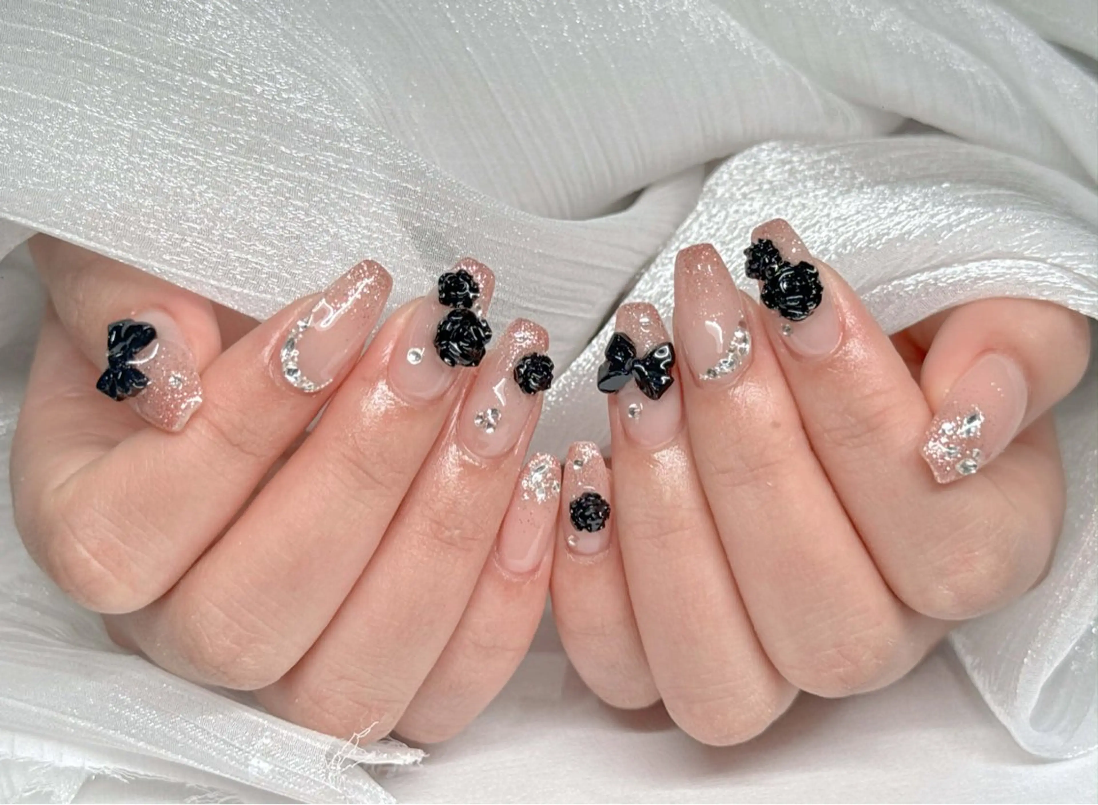 ネイル フレンチネイル 韓国ネイル マグネットネイル ニュアンスネイル ワンカラーネイル ハンドネイル アミ ちゃんのネイルデザイン