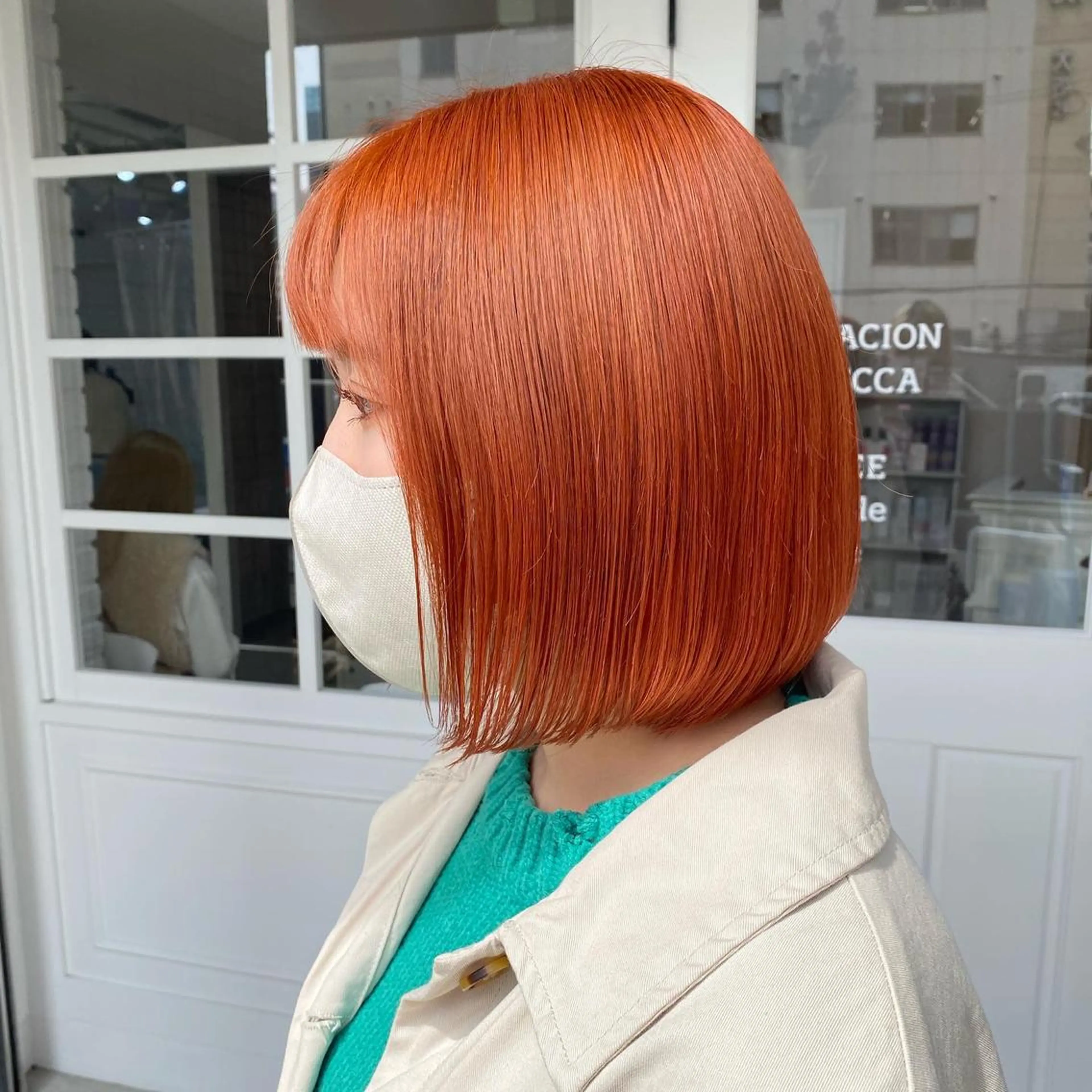 ミディアム カラー 韓国×髪質改善カラー 💎hinaのヘアスタイル