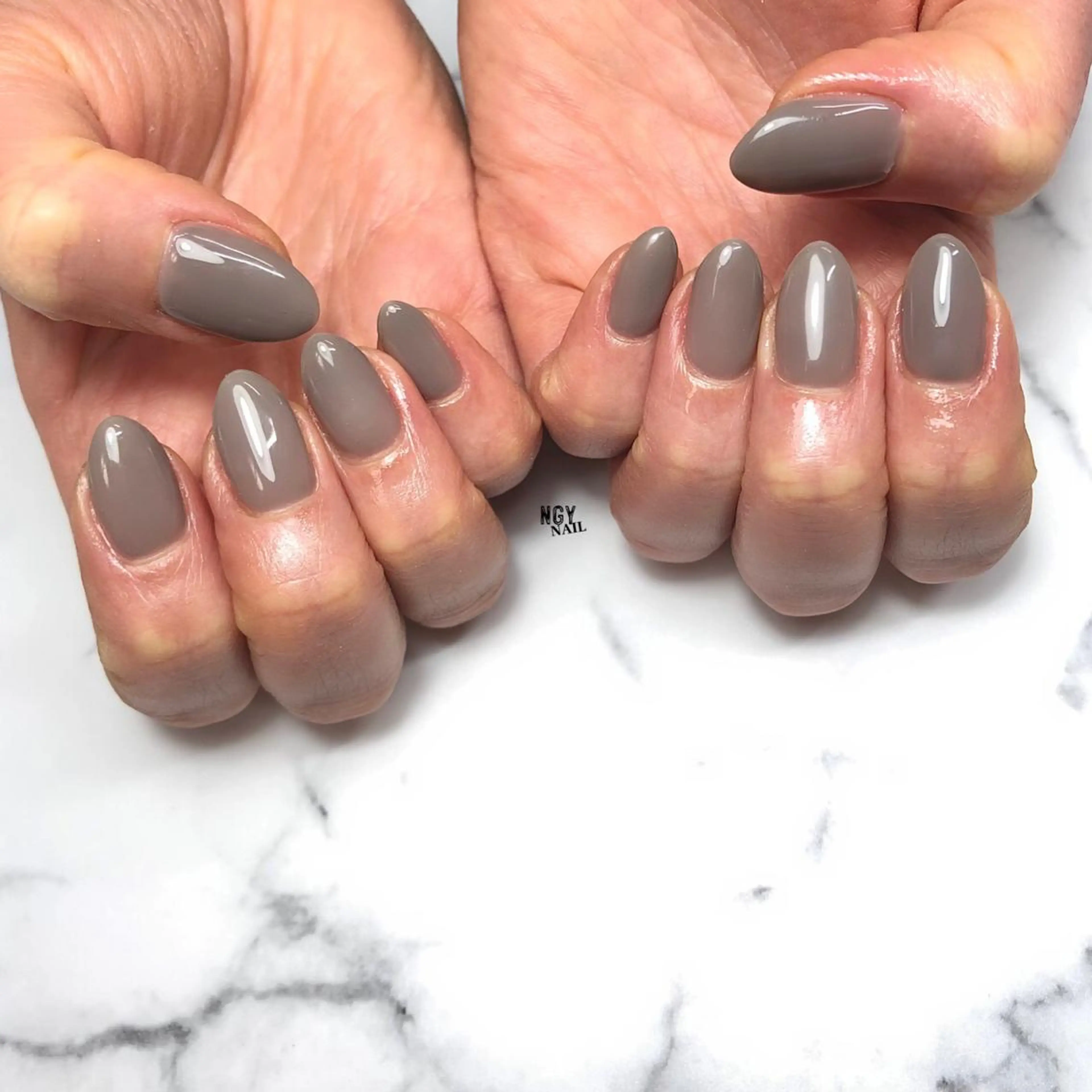 ネイル 持ち込み ワンカラーネイル ハンドネイル NAIL NOWのネイルデザイン