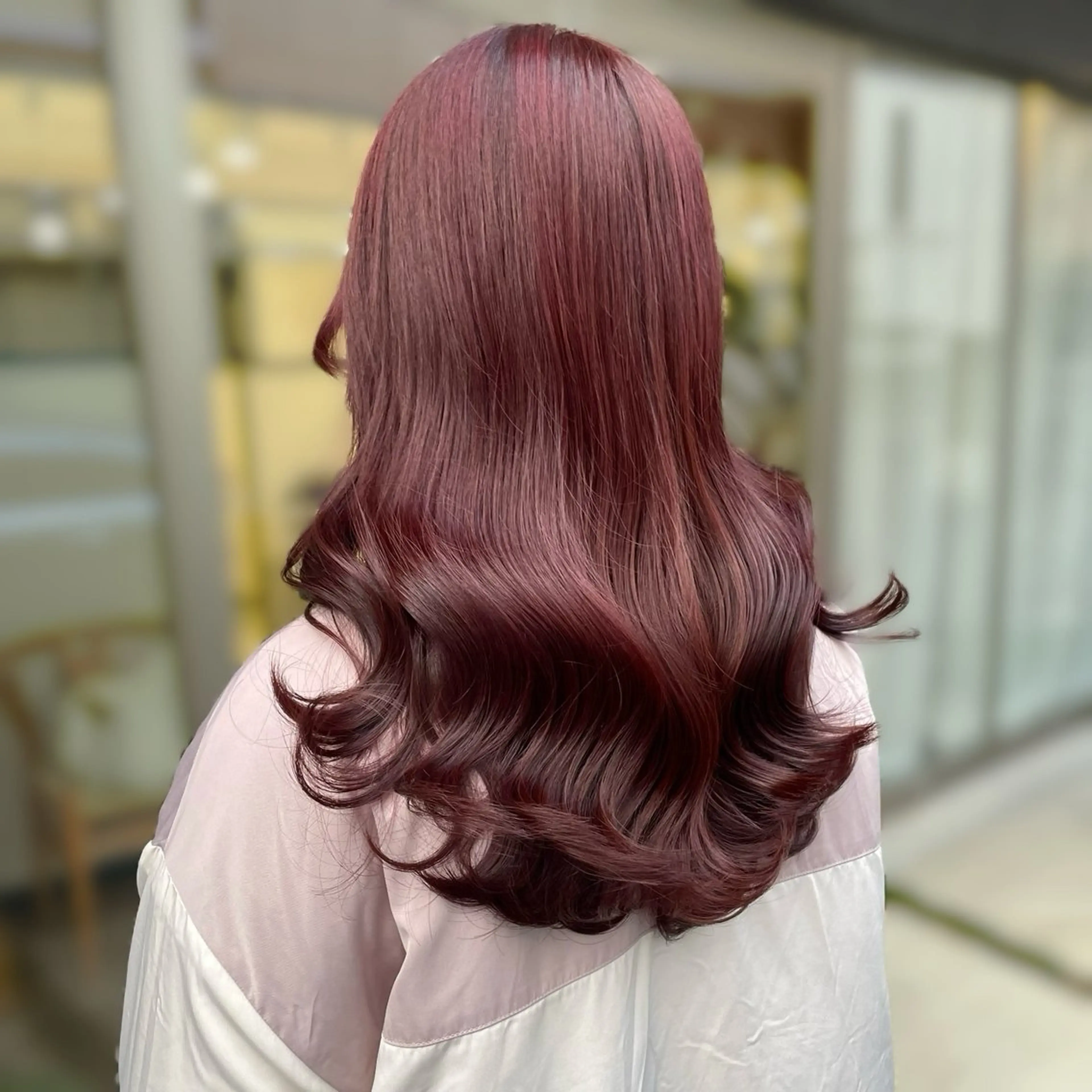 ロング カラー カット ヘアカラー トリートメント kana ブリーチなしカラー✨のヘアスタイル